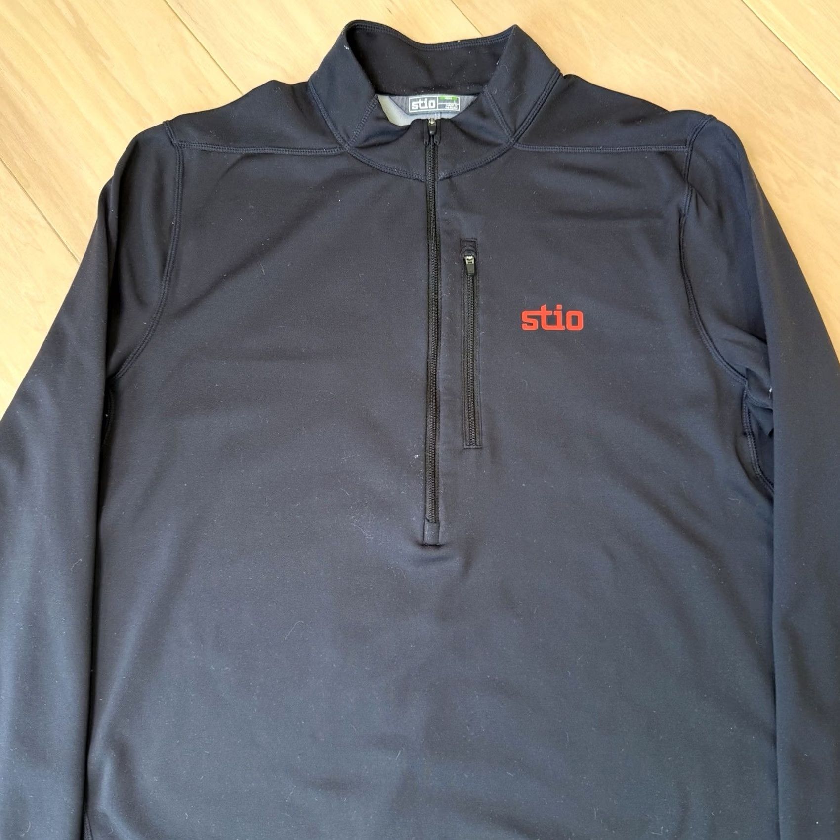 Vintage Stio Fremont Stretch Fleece Half Zip Pullover Large Black Lightweight Outerwear Jacket Size US L / EU 52-54 / 3 - 4 Thumbnail