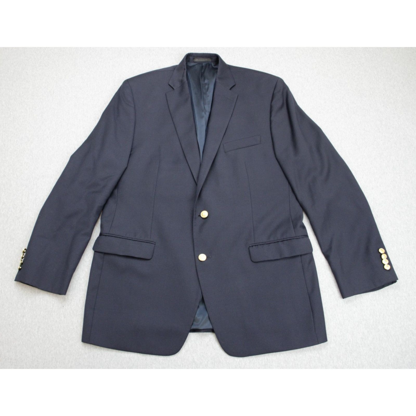 Lauren Ralph Lauren Lauren Ralph Lauren Blazer Mens 44L Navy Blue 100% Wool Size 44L - 1 Thumbnail
