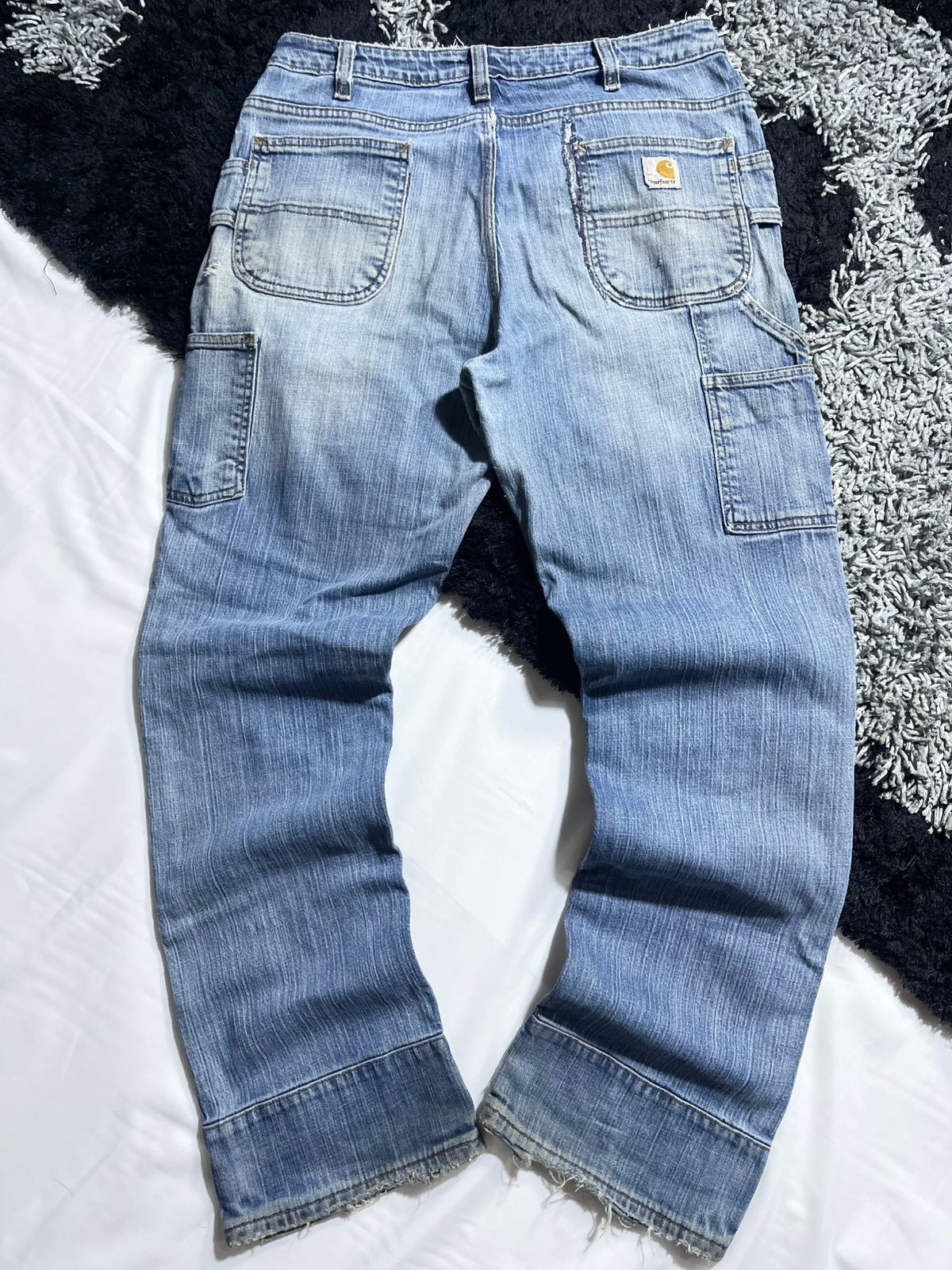 Carhartt × Vintage Vintage Carhartt Doublee Nee Jeans Size US 32 / EU 48 - 3 Thumbnail