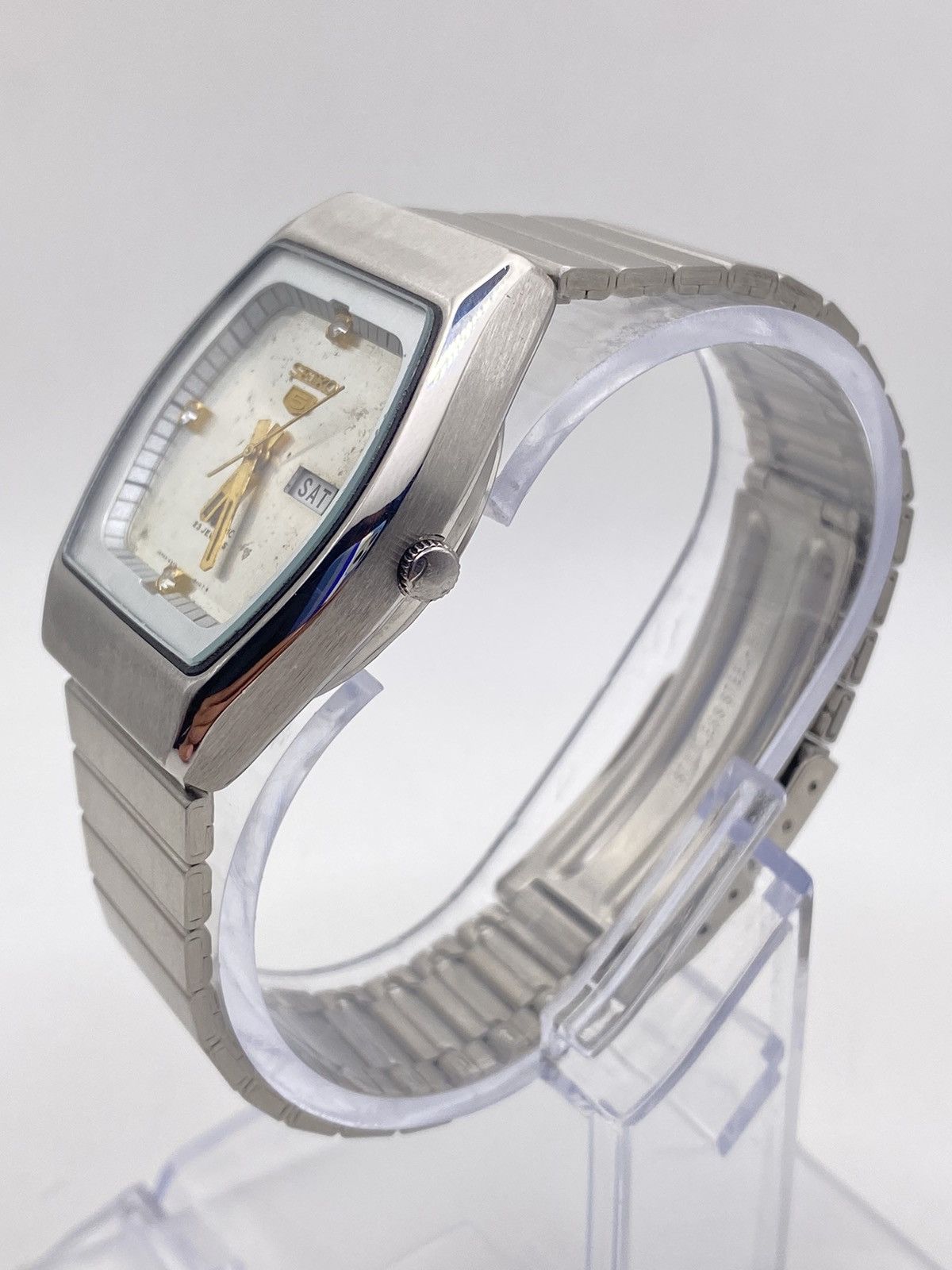 Seiko Seiko 5 Automatic Men’s Watch Vintage Style 35mm Rare Look Size 36 - 4 Thumbnail