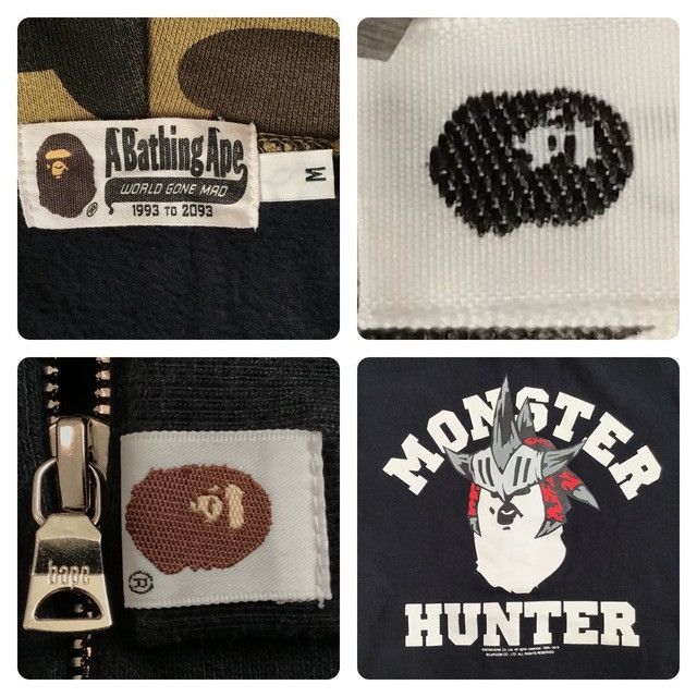 Bape BAPE × CAPCOM Monster Hunter Full Zip Hoodie a bathing ape Size US M / EU 48-50 / 2 - 8 Thumbnail