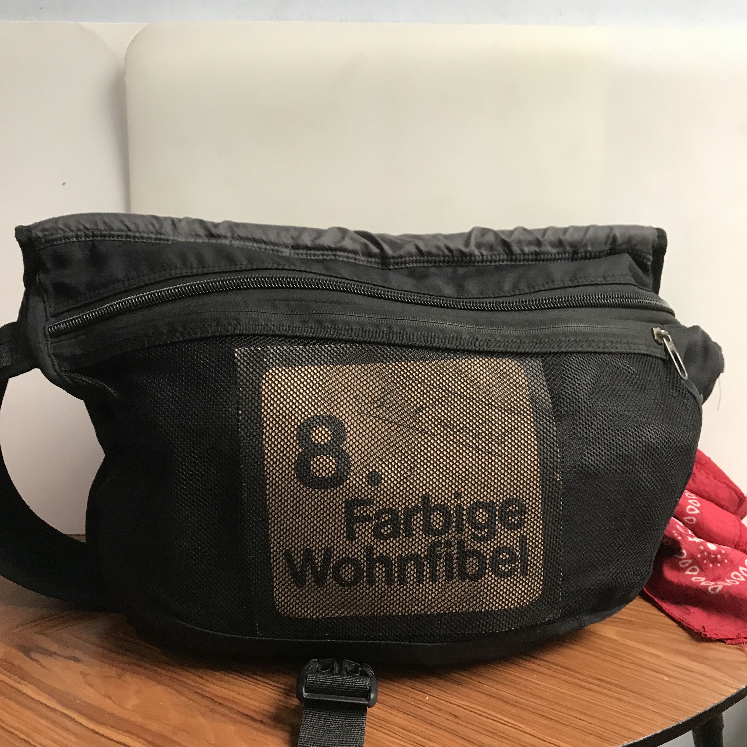 Nike Vintage NIKE Old Messenger bag Shoulder bag Nylon Black Size ONE SIZE - 7 Thumbnail