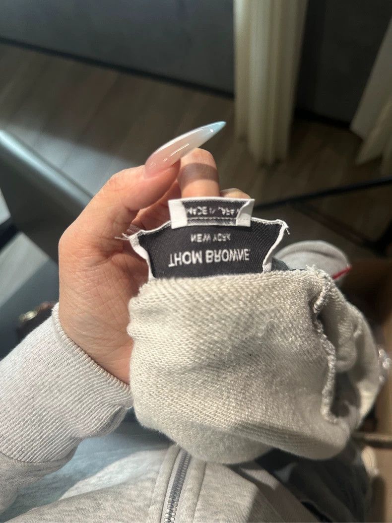 Thom Browne Thom Browne Zippered hooded hoodie Size US XS / EU 42 / 0 - 1 Thumbnail