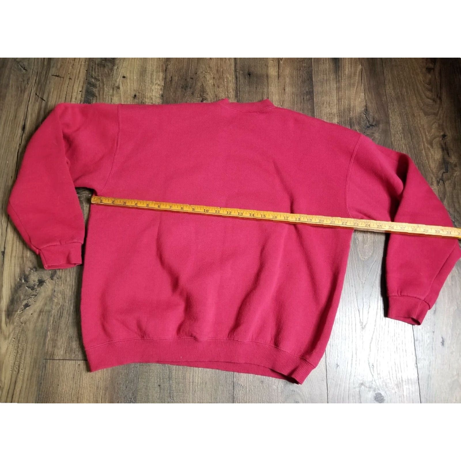 Lee VINTAGE Lee Christmas Tree Embellished Sweatshirt Red XL Mens Size XL / US 12-14 / IT 48-50 - 3 Thumbnail