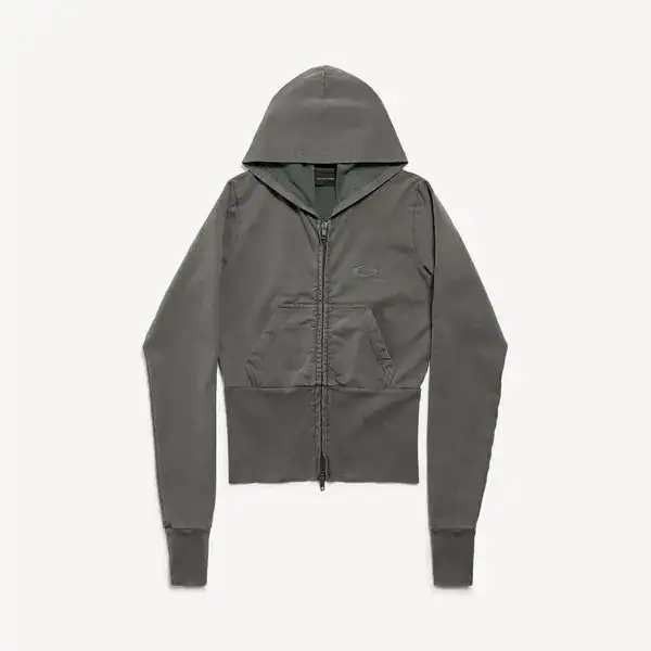 Balenciaga Balenciaga SS23 Grey Skate Graffiti Zip Hoodie | Grailed
