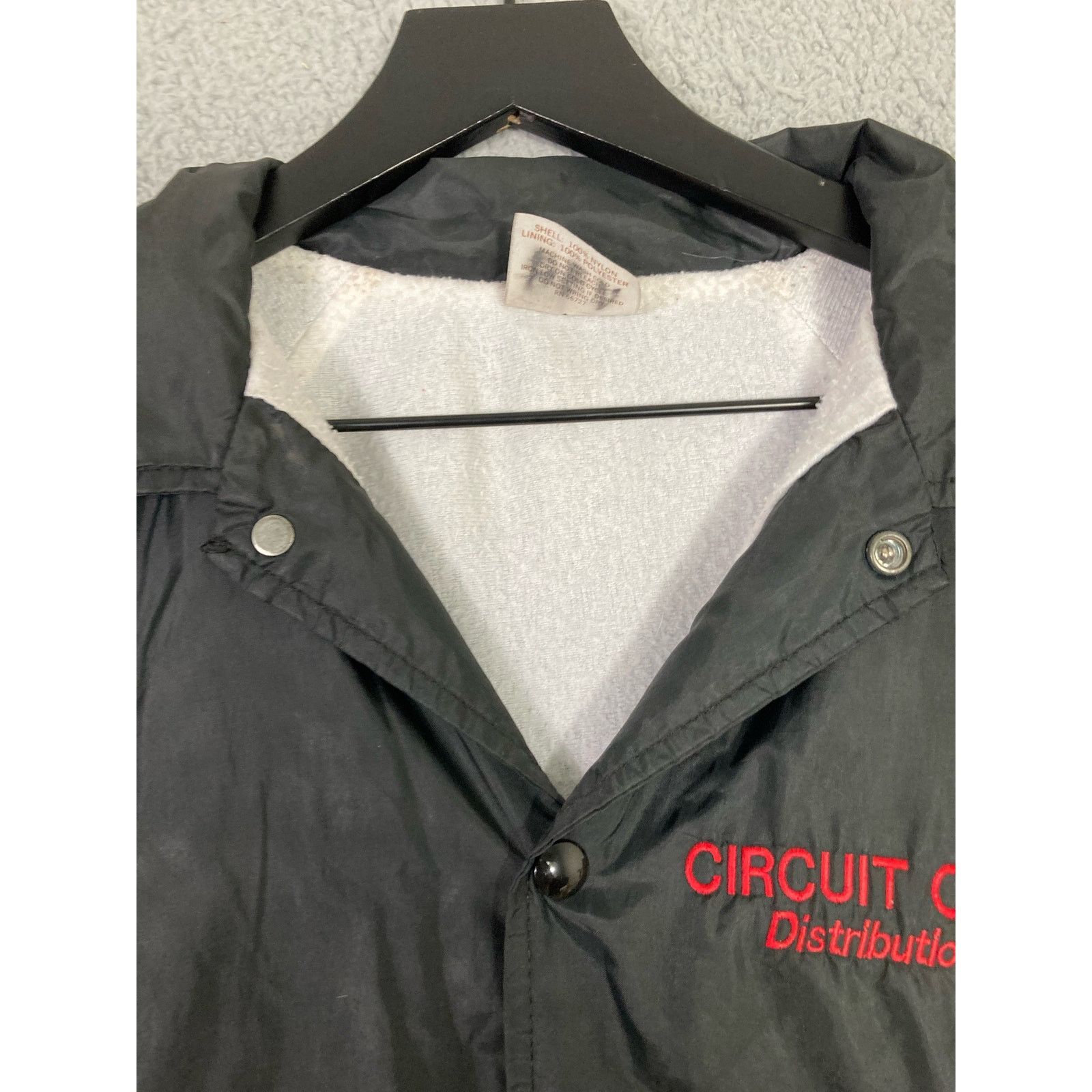 Vintage Vintage Circuit City Coach Jacket Red Nylon Unisex M Size US M / EU 48-50 / 2 - 10 Thumbnail
