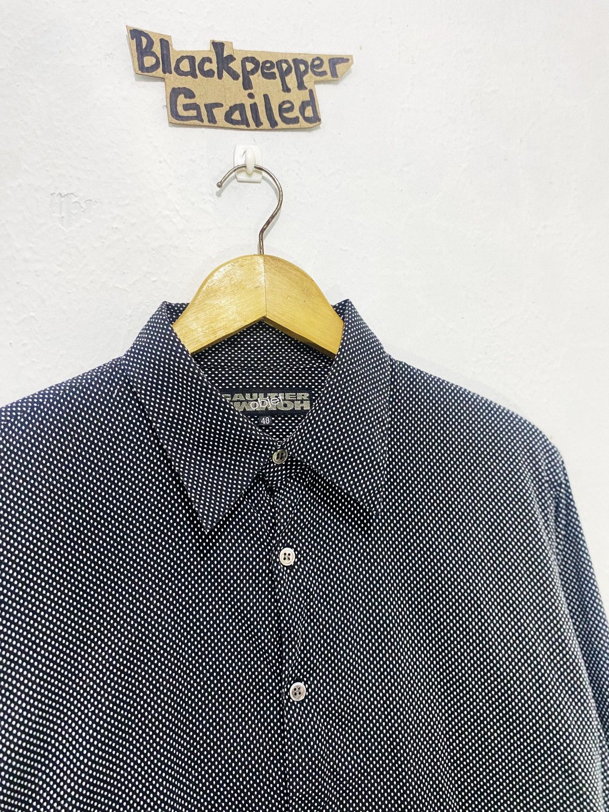 Jean Paul Gaultier Jean Paul Gaultier Homme Objet JPG Shirt Button Up Size US M / EU 48-50 / 2 - 2 Thumbnail