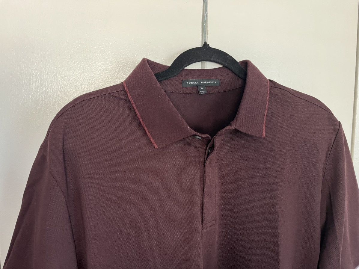 Robert Barakett NWT Robert Barakett Bordeaux Polo Shirt Size US XL / EU 56 / 4 - 2 Thumbnail