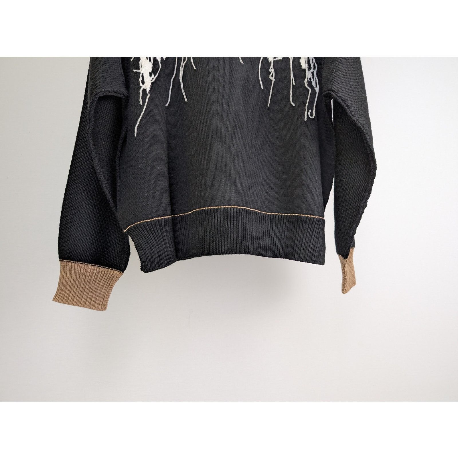 Palm Angels o1rshd1 PA Bear Sweater in Black/Brown Size US M / EU 48-50 / 2 - 13 Thumbnail