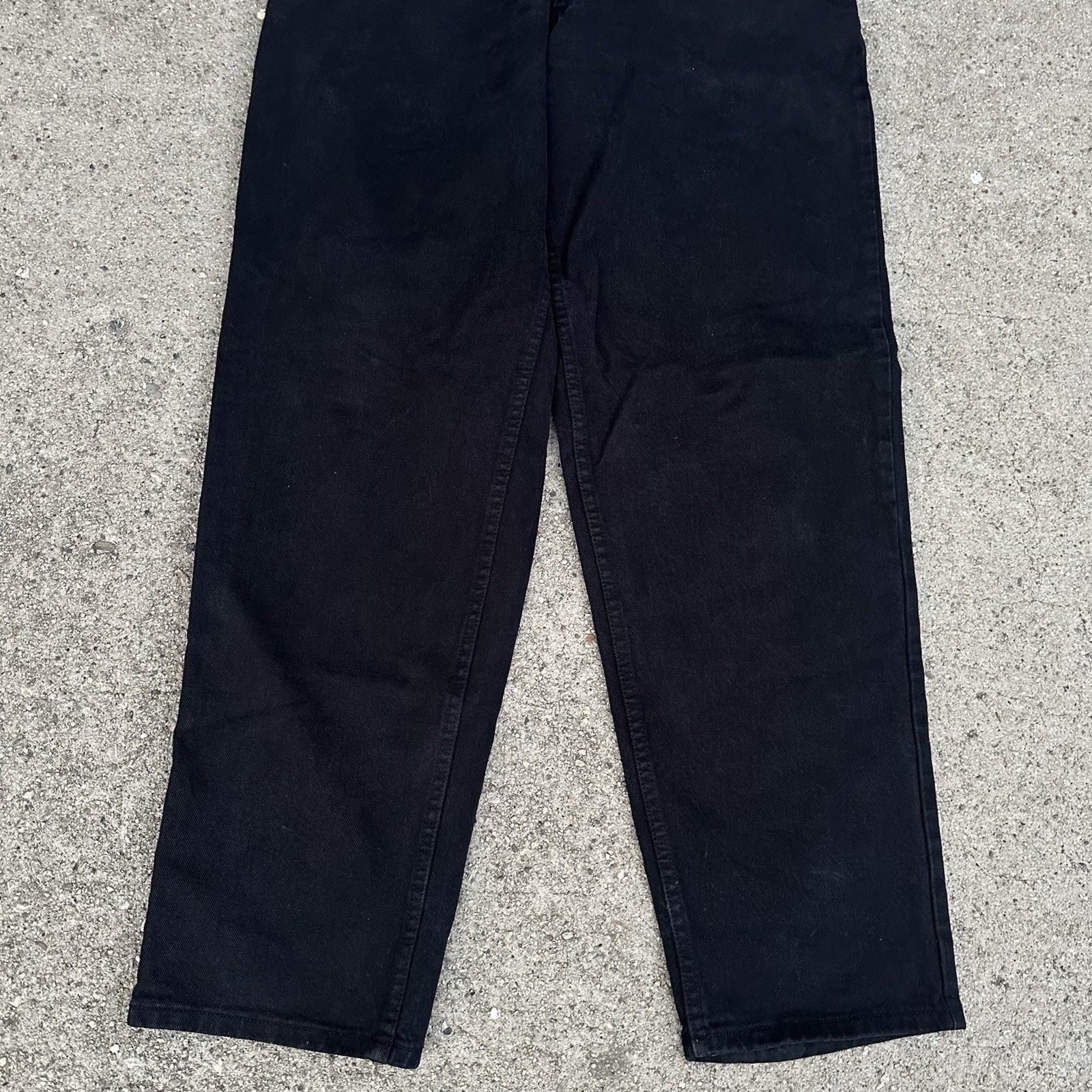 Levi's × Vintage Vintage 90s Levi’s Silvertab Black Baggy Denim Jeans 34x32 Size US 34 / EU 50 - 3 Thumbnail