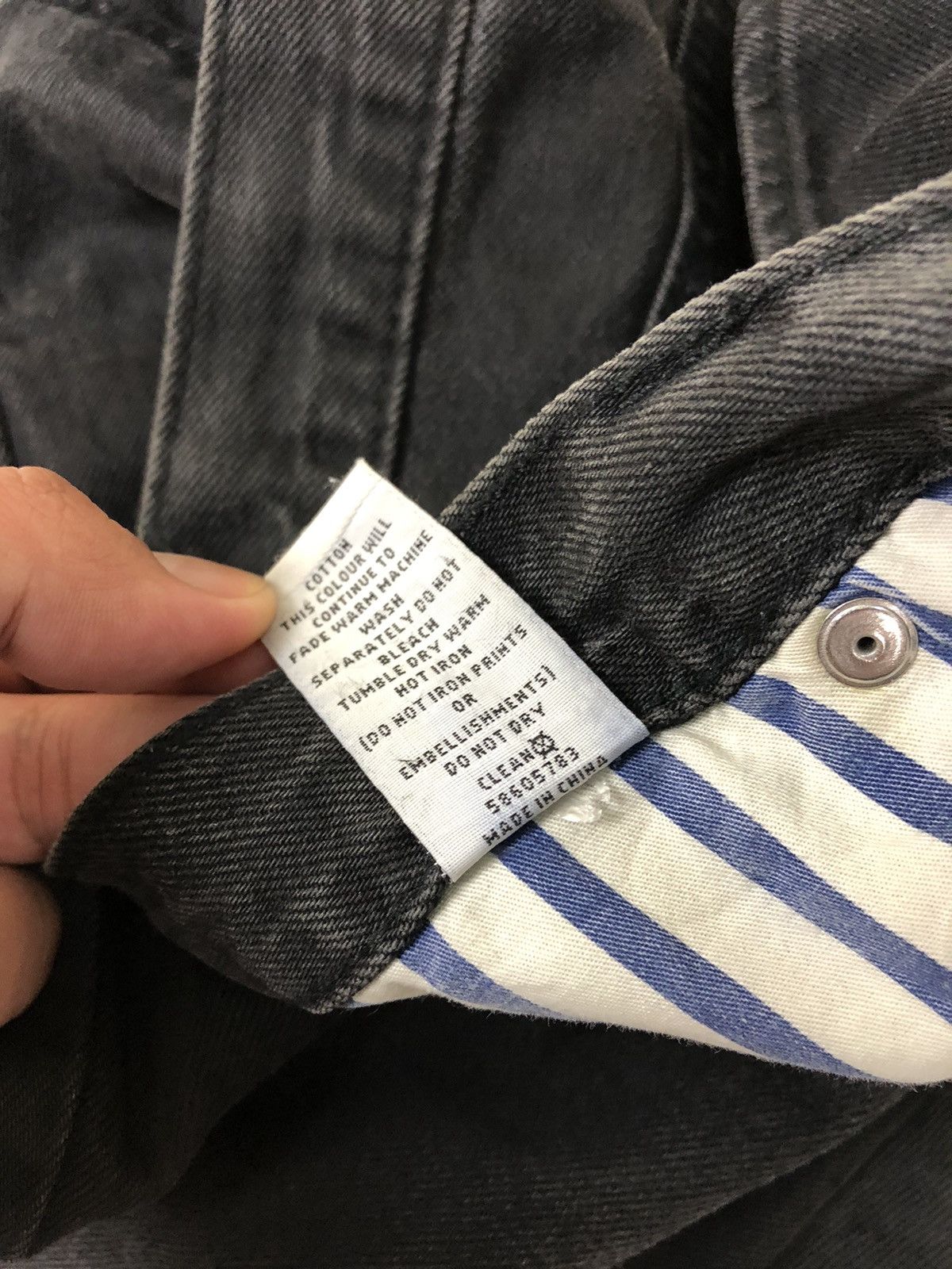 Jean Paul Gaultier Jean Paul Gaultier Target Black Denim Jeans Size US 30 / EU 46 - 14 Thumbnail