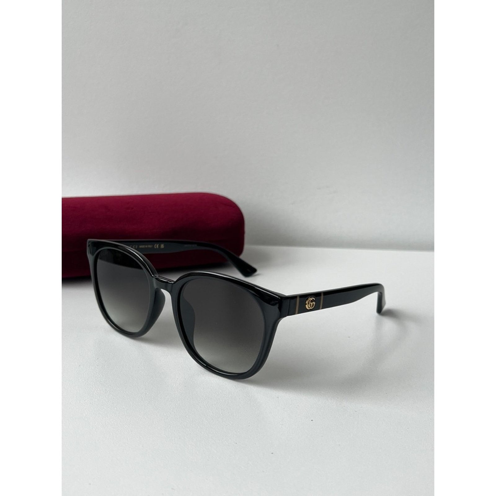Gucci NEW Gucci GG1122AS 001 Black Marmont Sunglasses Size ONE SIZE - 3 Thumbnail