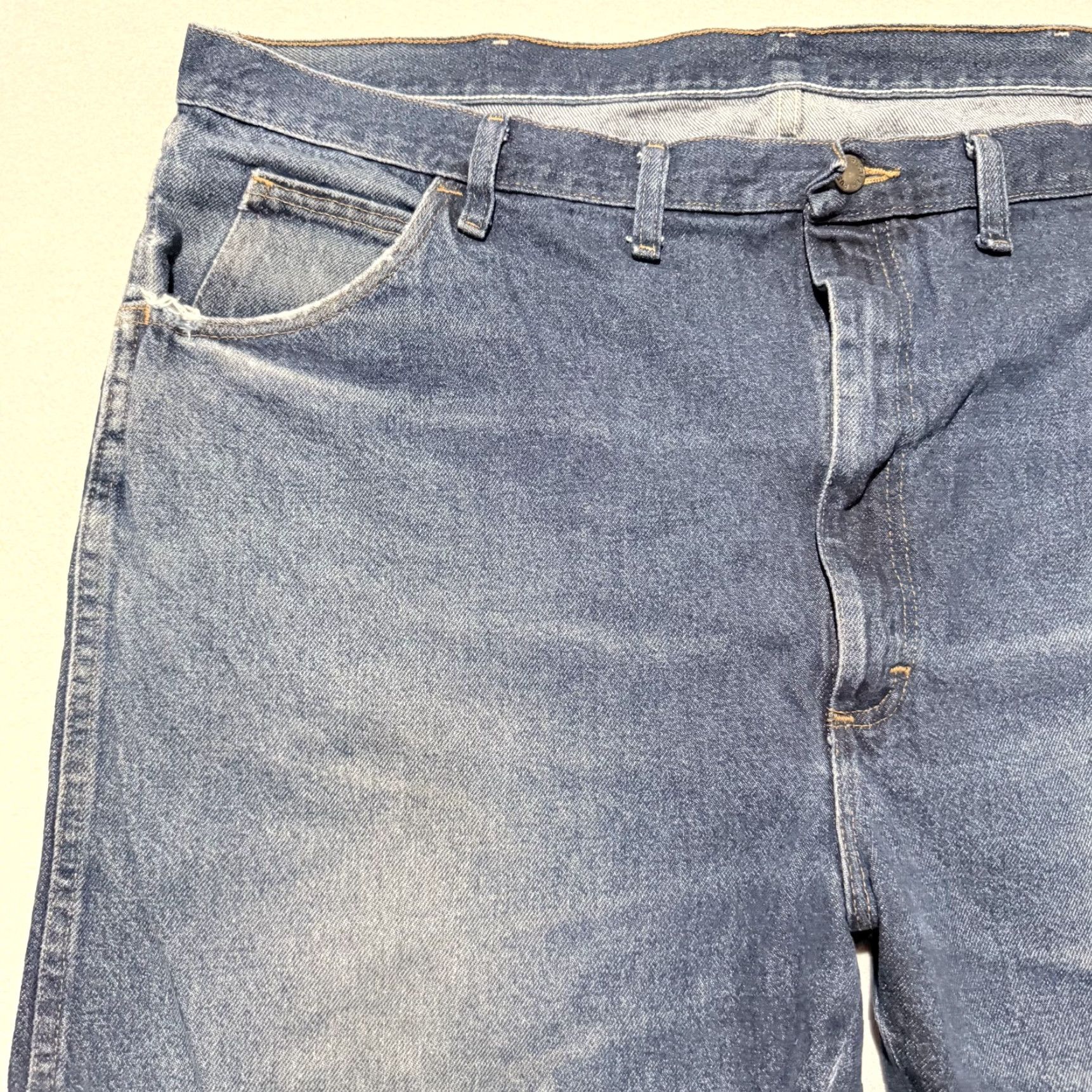 Denime Rustler Classic Regular-Fit Jeans Men's Soft Rinse Denim Straight Leg - 46x30 Size US 30 / EU 46 - 2 Thumbnail
