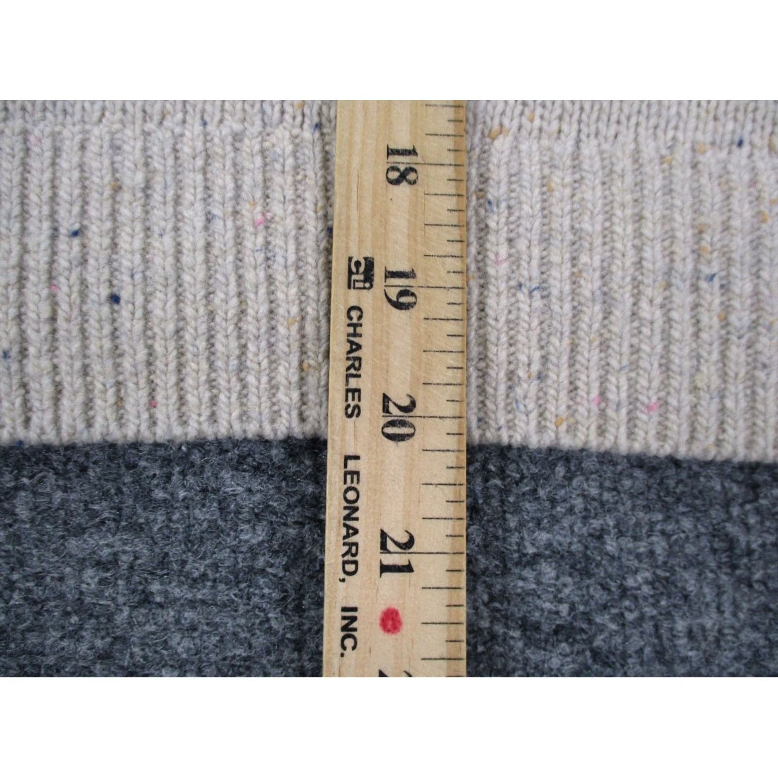 Faherty Faherty Womens Sweater Pullover Knit Beige Wool Nylon Rayon Outdoor Thermal High Neck S XS (Size: S) Size S / US 4 / IT 40 - 4 Thumbnail