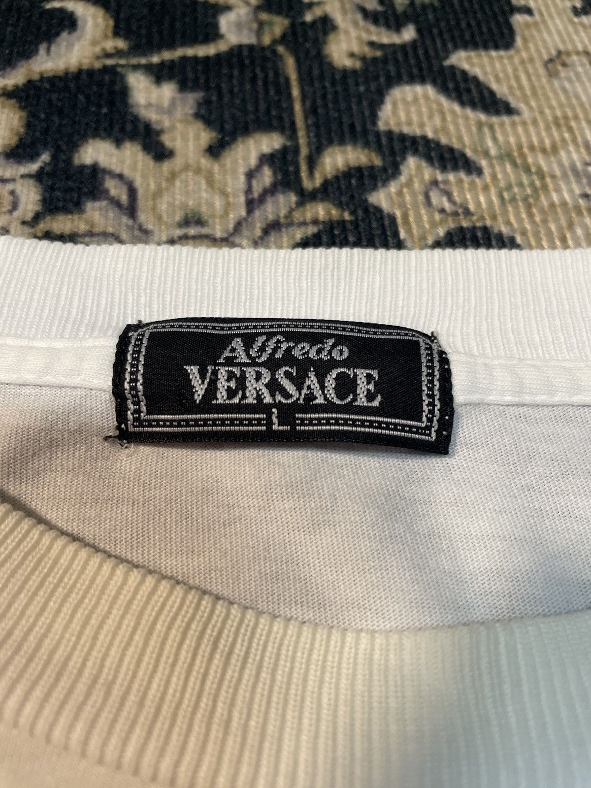 Japanese Brand × Versace × Vintage Vintage alfredo versace spell out Size US L / EU 52-54 / 3 - 4 Thumbnail