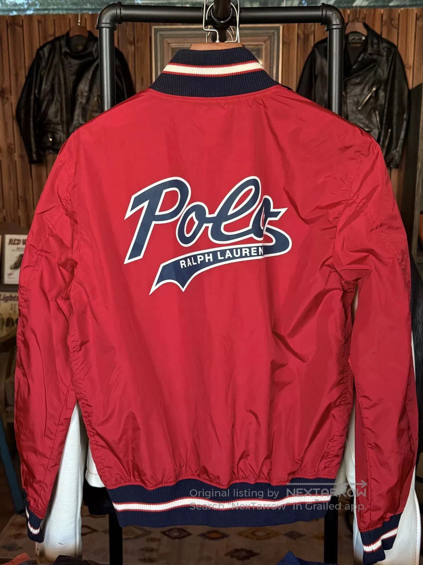 Polo Ralph Lauren Polo Ralph Lauren Red Baseball Jacket XS. Size US XS / EU 42 / 0 - 2 Thumbnail