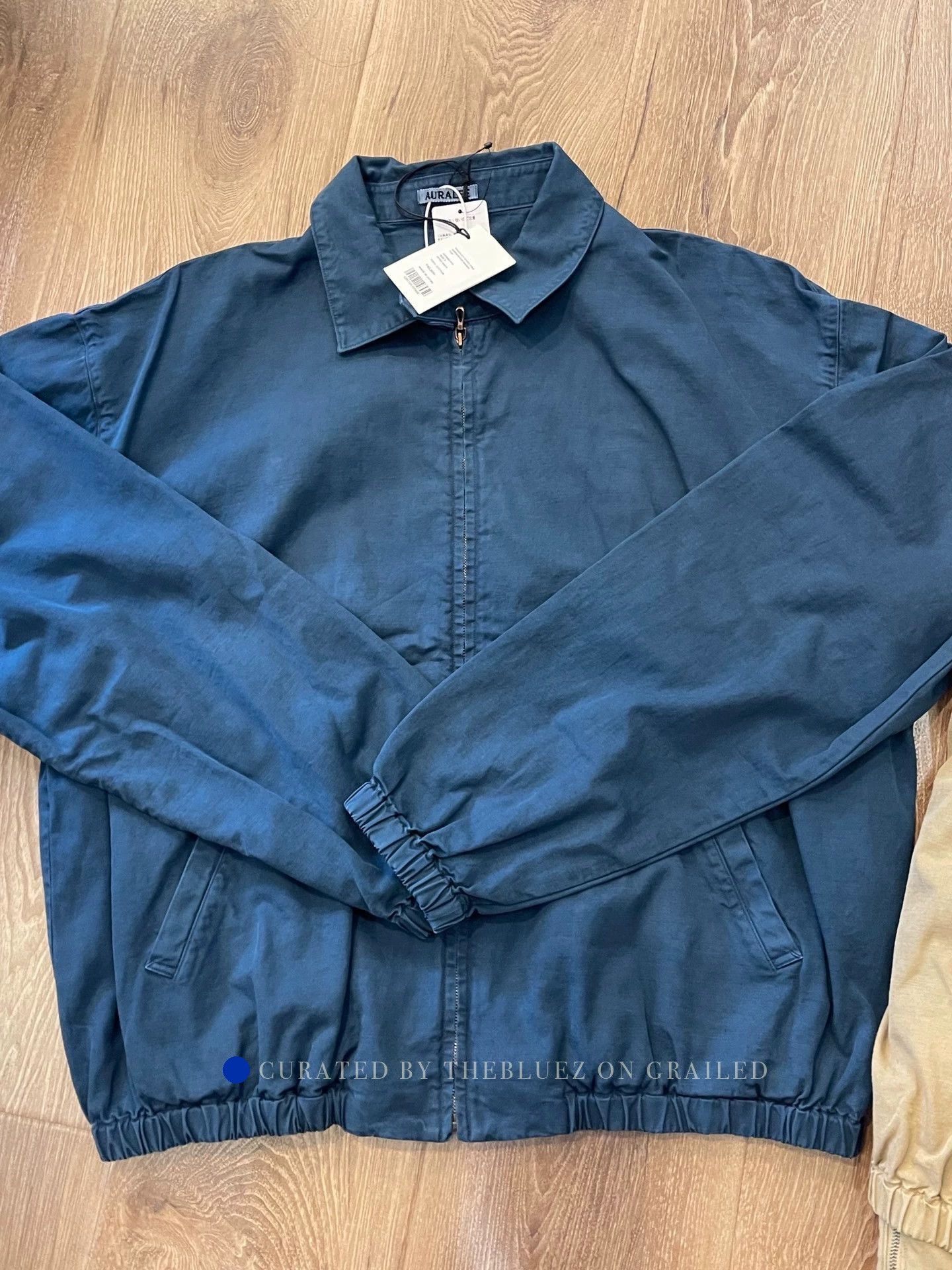 Auralee Japanese Retro Washed Light Jacket Size US XXL / EU 58 / 5 - 1 Thumbnail