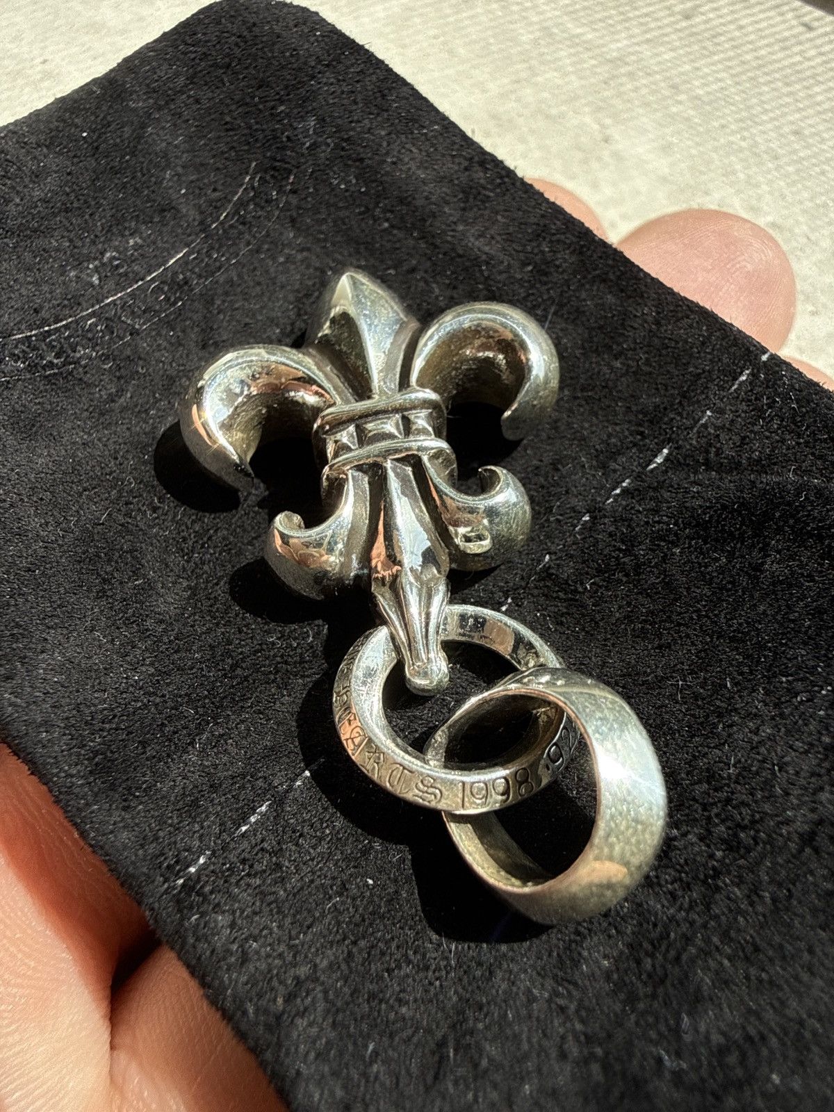 Chrome Hearts Chrome Hearts Fleur Pendant with Bale Size ONE SIZE - 15 Thumbnail