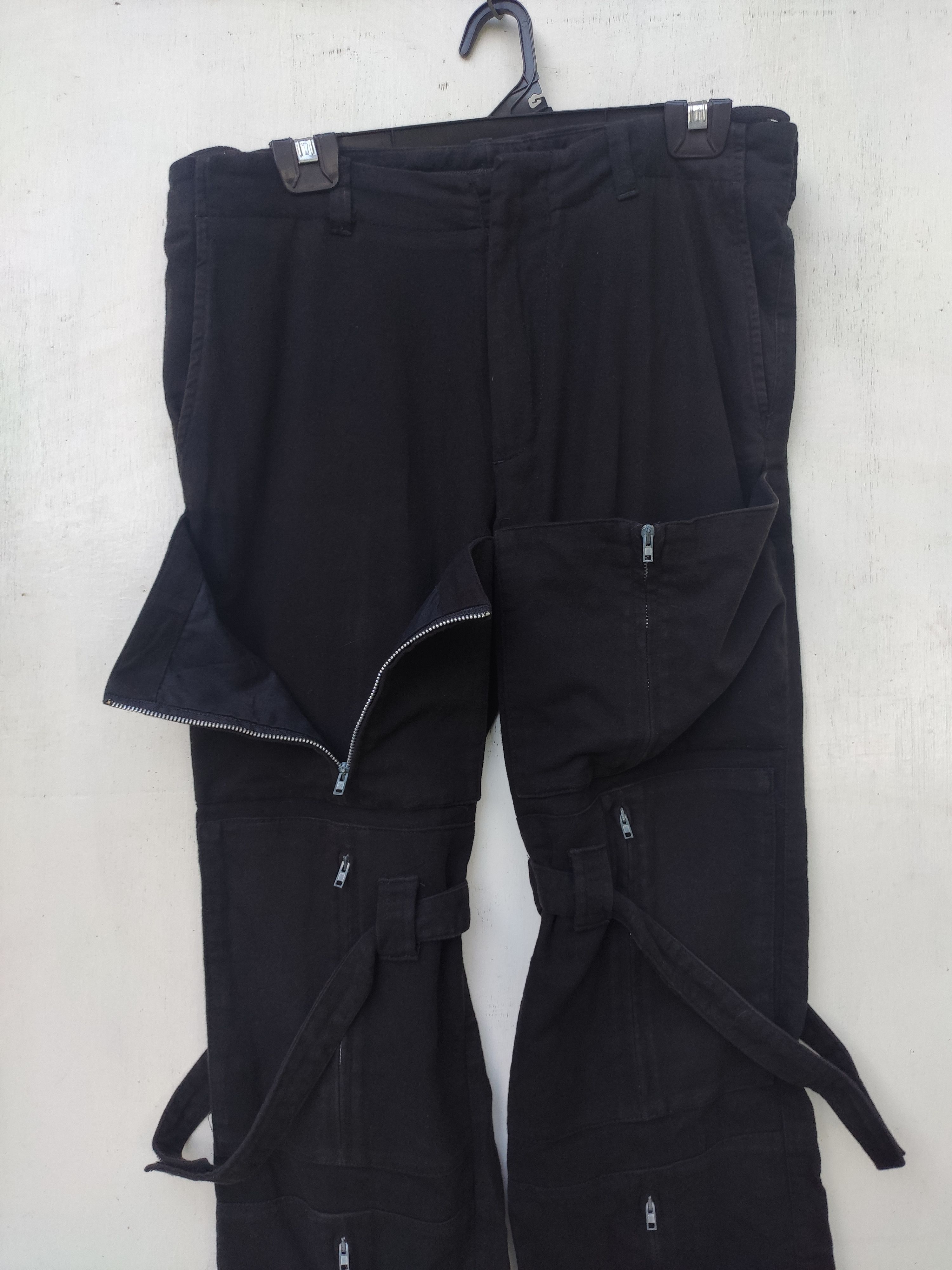 Helmut Lang AW 1999 Bondage pants with zipper Pockets and straps Size US 33 - 8 Thumbnail