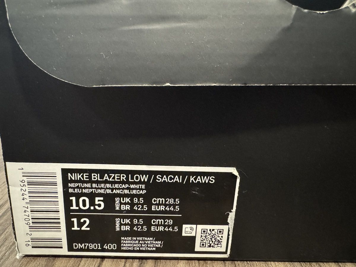 Kaws × Nike × Sacai NIKE X SACAI X KAWS BLAZER LOW Size US 10.5 / EU 43-44 - 10 Thumbnail