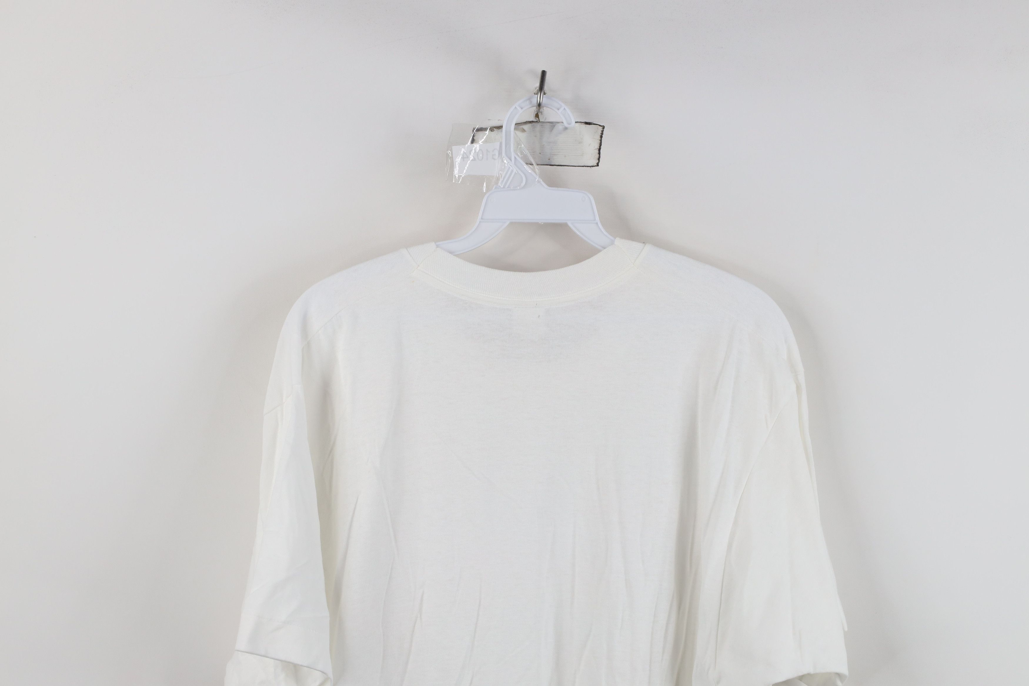 Vintage Vintage 90s Streetwear Cotton Short Sleeve T-Shirt White USA Size US XL / EU 56 / 4 - 9 Thumbnail