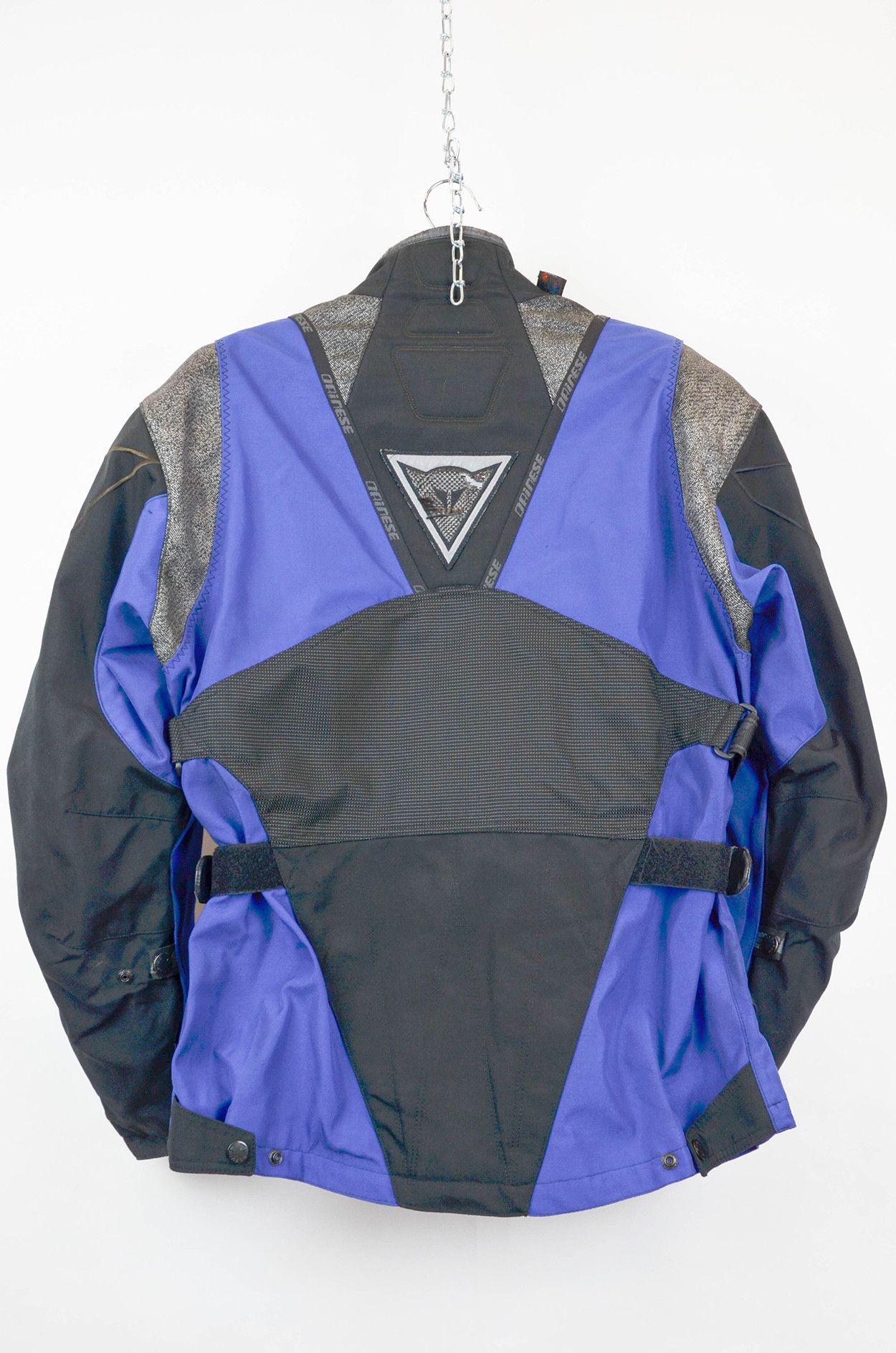 Dainese Dainese Italian Blue Black Geometric Armor Moto Jacket 52 Size US L / EU 52-54 / 3 - 2 Thumbnail