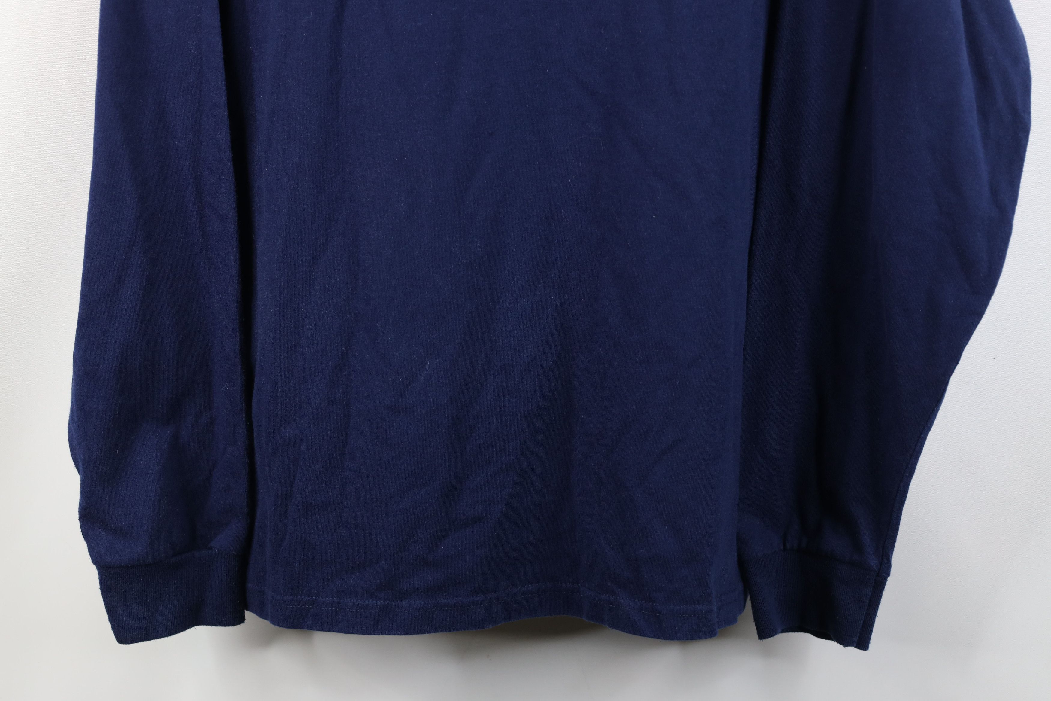 Vintage Vintage 90s Streetwear Mock Neck Long Sleeve T-Shirt USA Size US XL / EU 56 / 4 - 3 Thumbnail