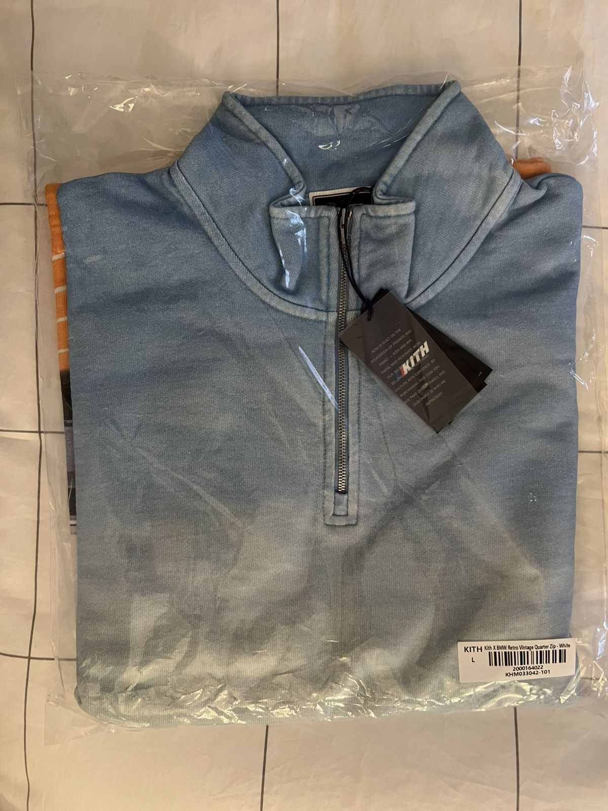 BMW × Kith Kith for BMW Retro Vintage Quarter Zip Men’s Size Large Size US L / EU 52-54 / 3 - 7 Thumbnail