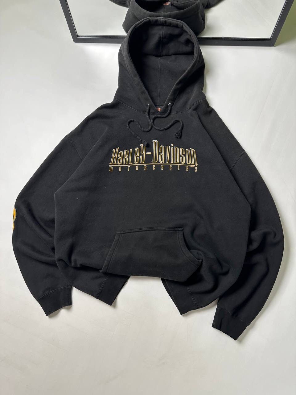 Harley Davidson 🔥Archive 2004s Flame Harley Davidson Motorcycles Hoodie Size US XL / EU 56 / 4 - 1 Thumbnail