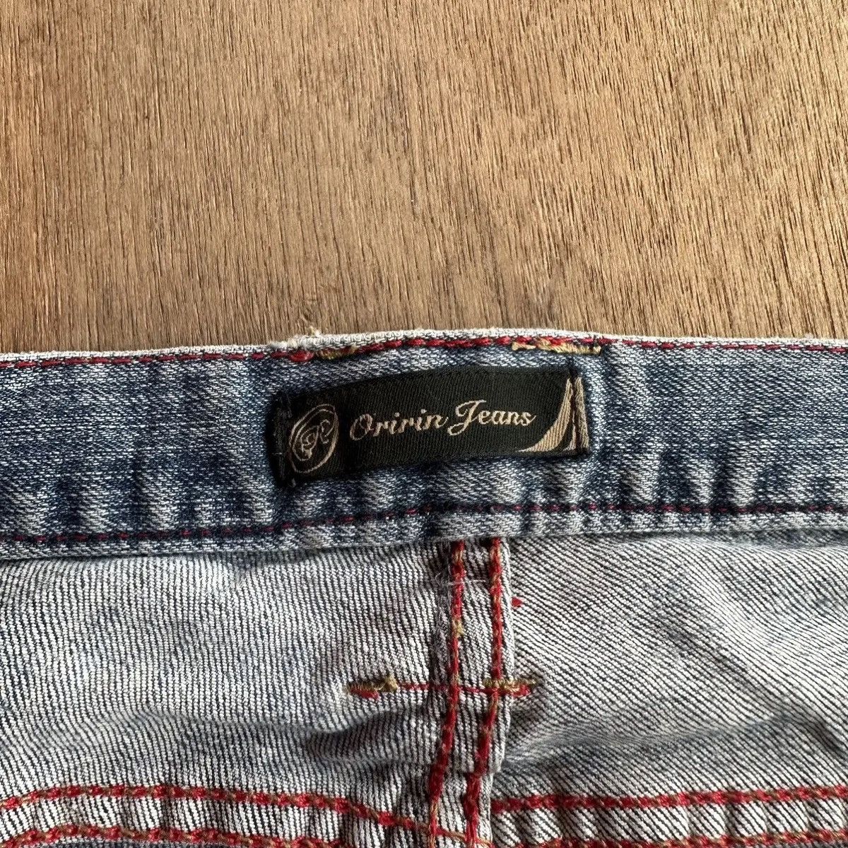 Japanese Brand FLARE/BOOTCUT🔥VINTAGE ORIRIN JEANS LOW RISE DENIM PANTS Size 28" / US 6 / IT 42 - 7 Thumbnail
