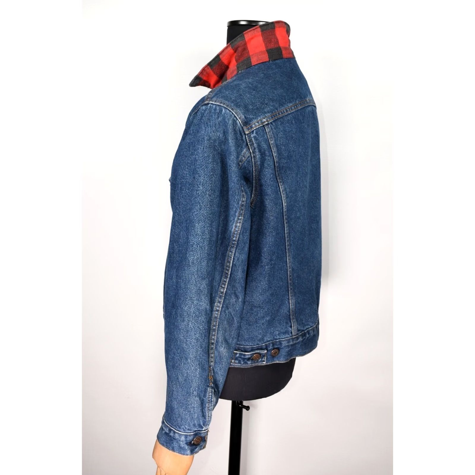 Levi's VINTAGE Levi's Trucker Jacket 70411 0816 Size 46 Denim Blue 80s Lined Leather? (Note: No new words) Size US S / EU 44-46 / 1 - 5 Thumbnail