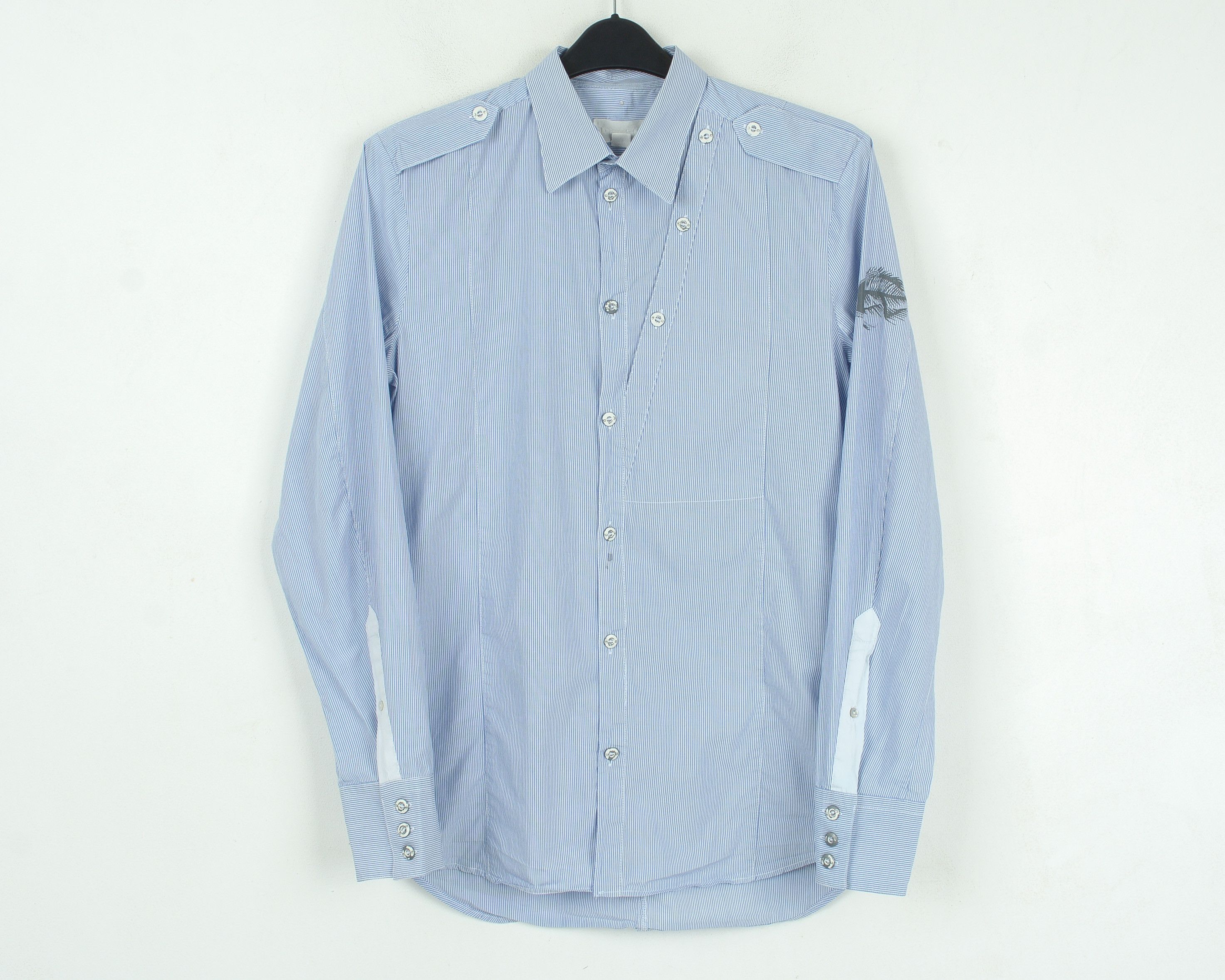 Diesel Casual Shirt Button Up Pinstriped Cotton Long Sleeve Formal Size US L / EU 52-54 / 3 - 1 Thumbnail