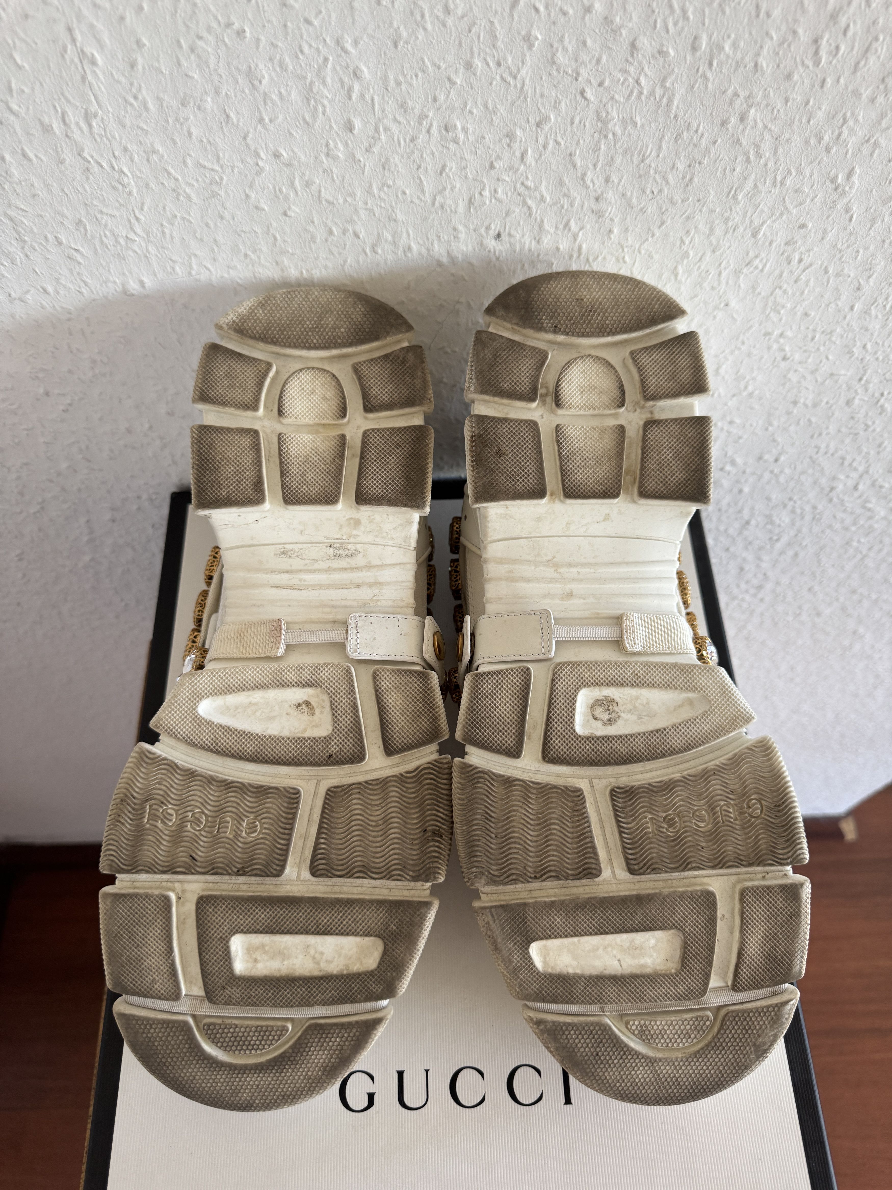 Gucci Flashtrek Sneaker with Removable Crystal Strap Size US 12.5 / EU 45-46 - 8 Thumbnail
