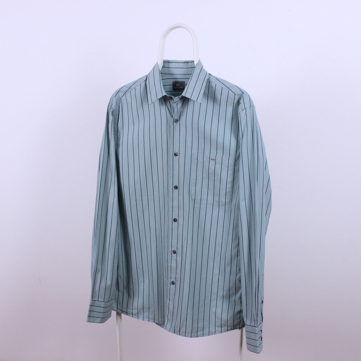 Lacoste Vintage Lacoste Long Sleeve Shirt Size US M / EU 48-50 / 2 - 2 Thumbnail