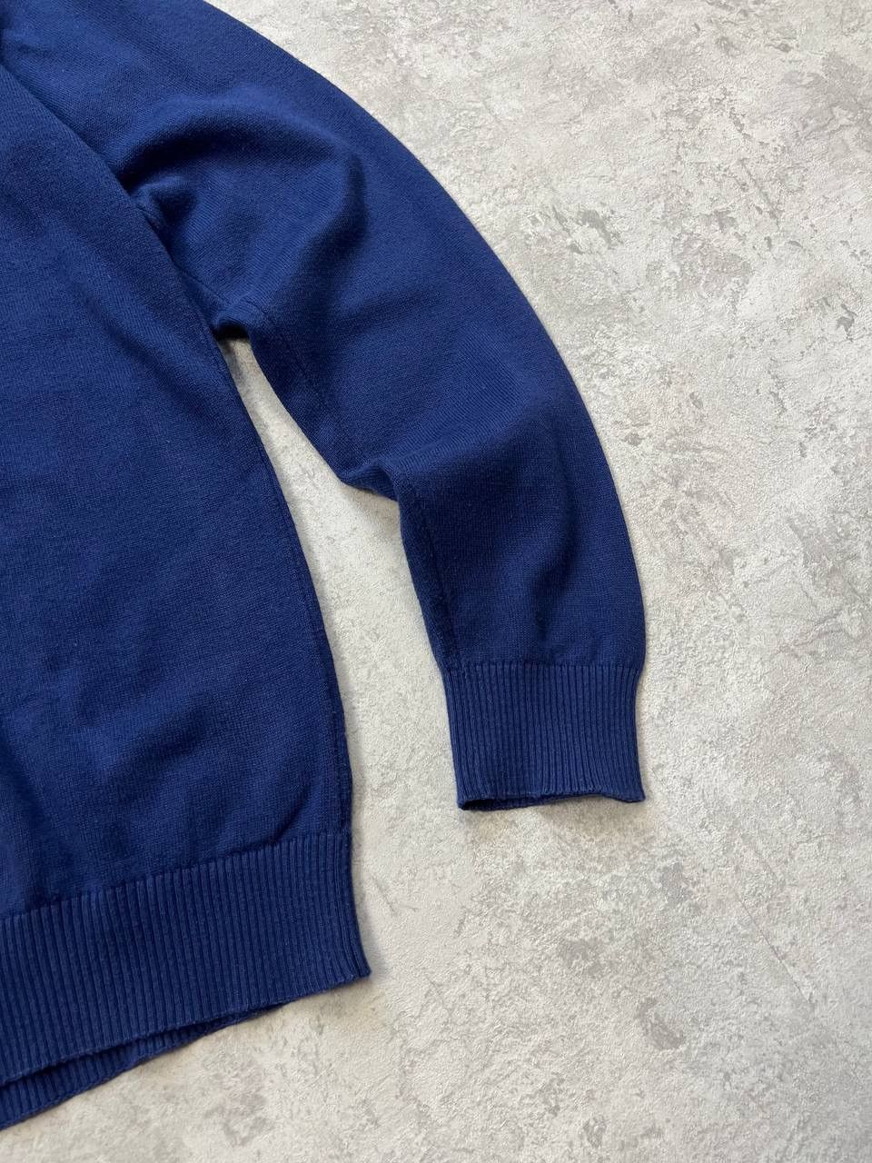 Lacoste Lacoste Blue Light Sweater Under The Neck Leather Logo Size US L / EU 52-54 / 3 - 5 Thumbnail