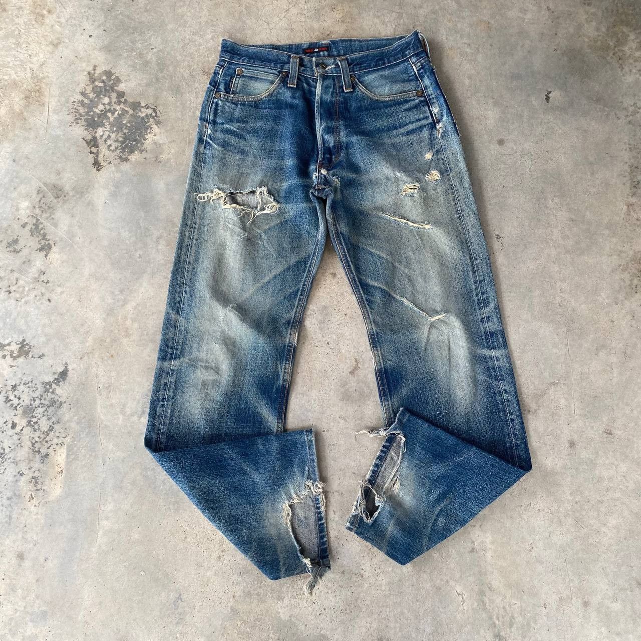 Paul Smith Red Ear BEAUTY DISTRESSED DENIM BY VINTAGE RED EAR X PAULSMITH Size US 29 - 5 Thumbnail
