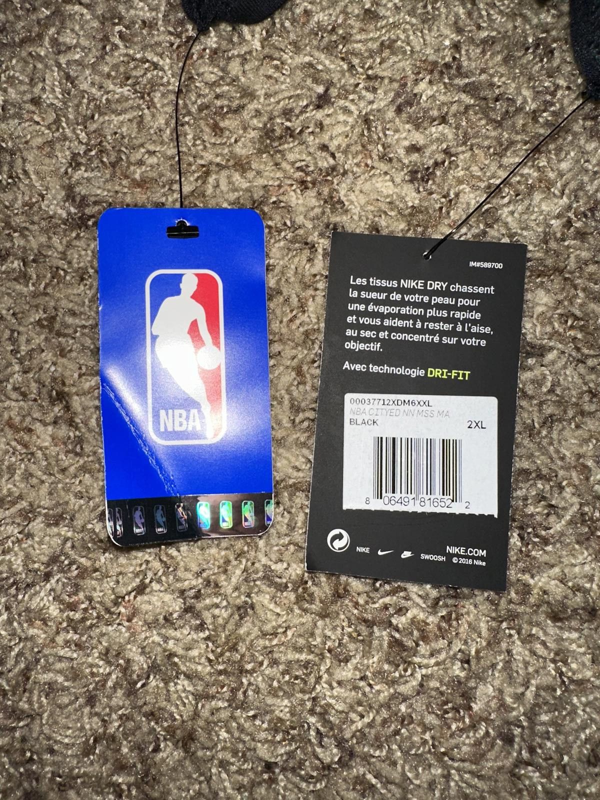 Nike Nike Men's Dallas Mavericks Harrison Barnes Name & Number Black T-Shirt Size US XXL / EU 58 / 5 - 10 Thumbnail