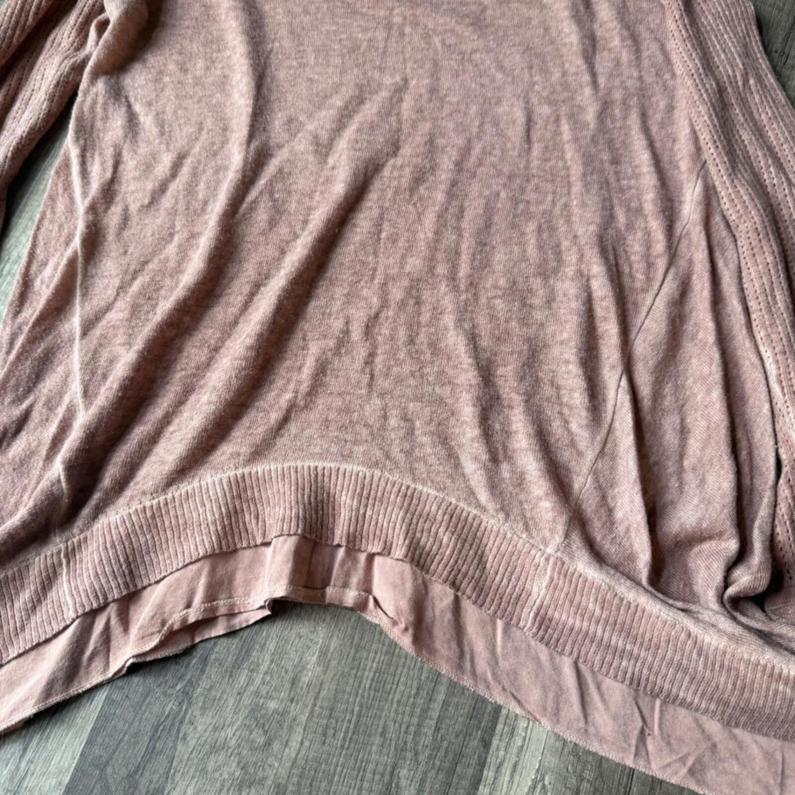 Other Democracy Layered Sharkbite Hem Long Sleeve Knit Sweater Size M / US 6-8 / IT 42-44 - 2 Thumbnail