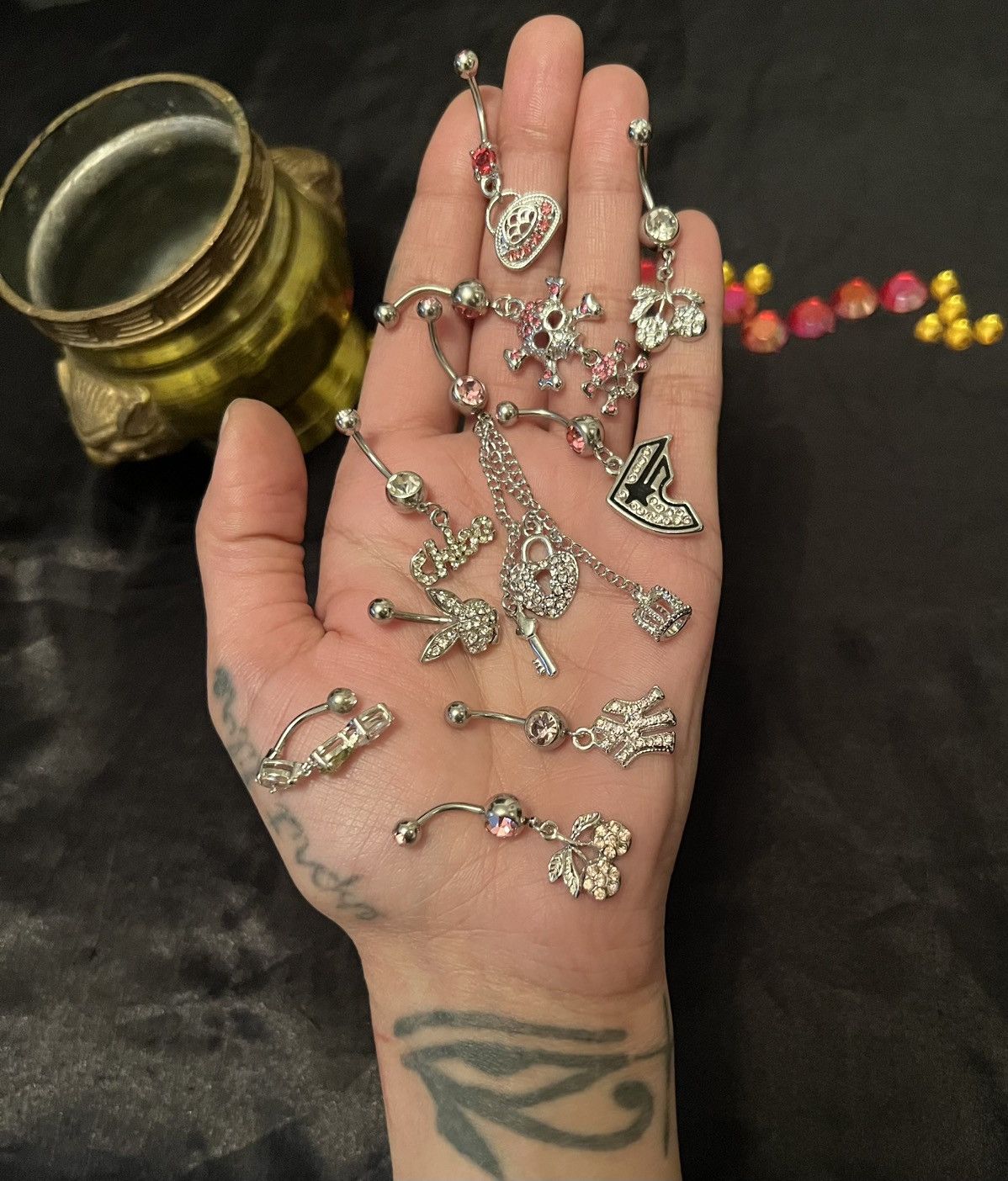 Other 10 Piece Belly Button Rings Size ONE SIZE - 1 Thumbnail