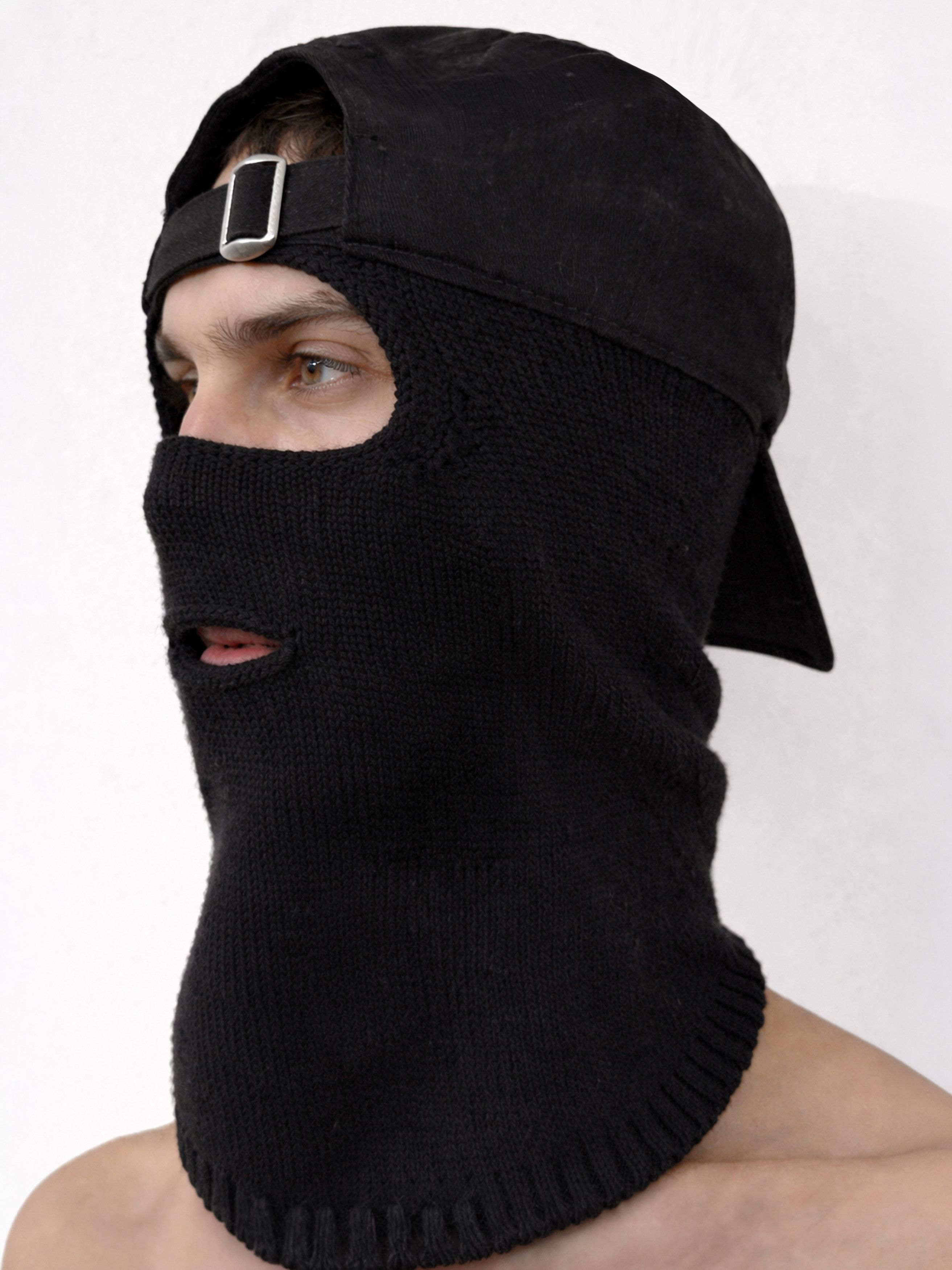 Dsquared2 Rare Hybrid Hat-Titude Balaclava Mask Size ONE SIZE - 1 Thumbnail