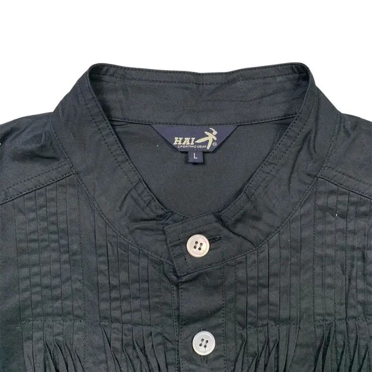 Issey Miyake Vintage Hai Sporting Gear Issey Miyake Black Shirts Size US L / EU 52-54 / 3 - 3 Thumbnail