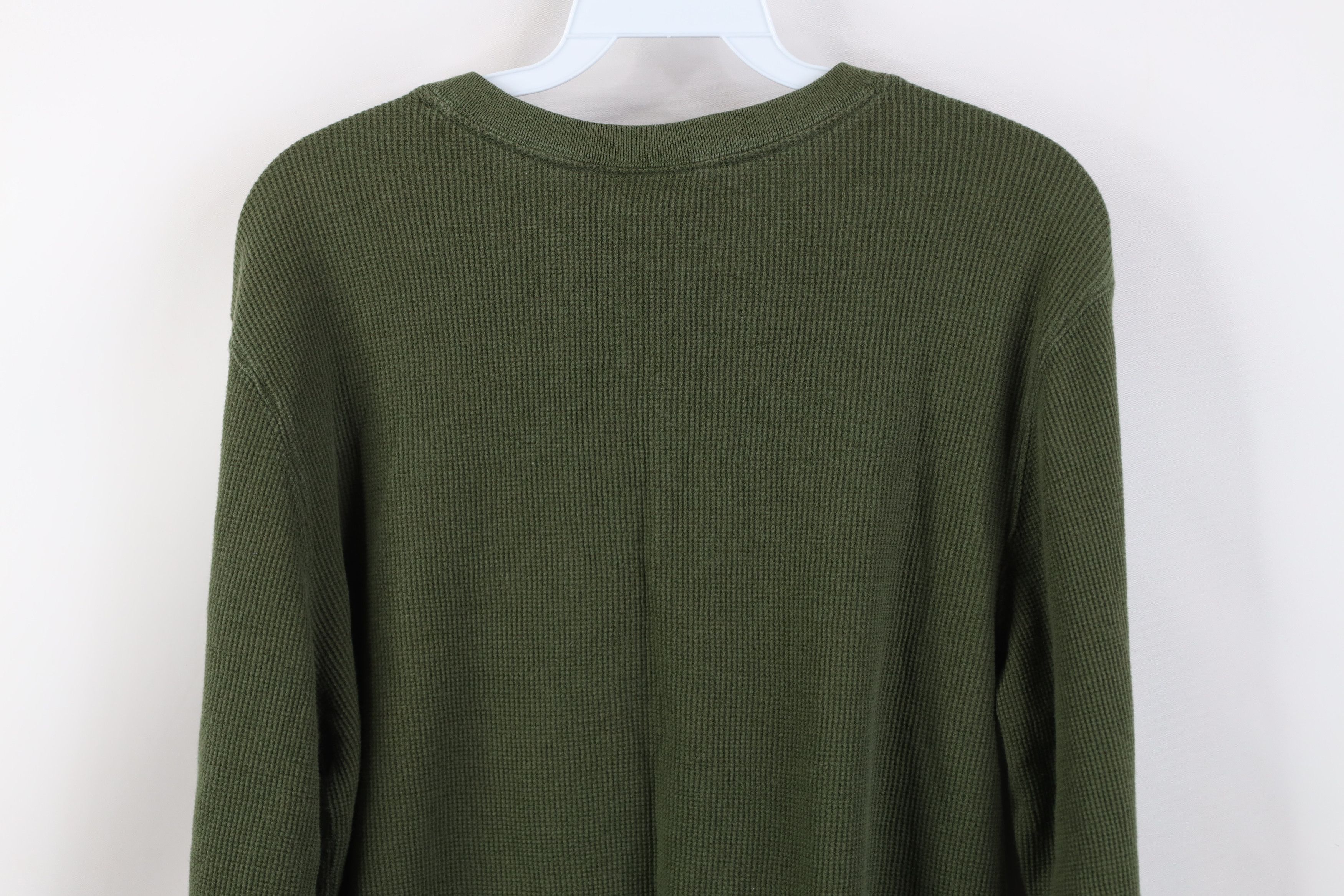 Vintage Vintage 90s Y2K Streetwear Knit Long Sleeve Henley T-Shirt Size US M / EU 48-50 / 2 - 10 Thumbnail