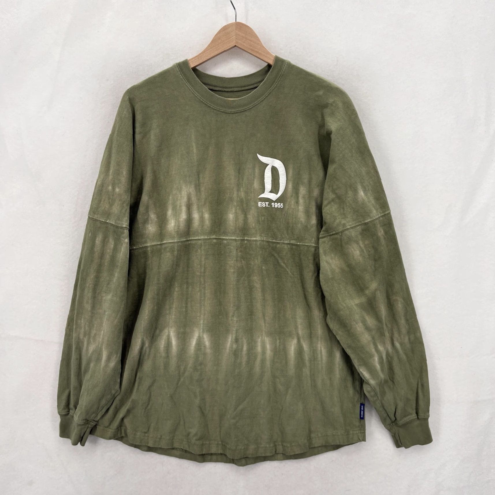 Disney Disney Spirit Jersey Sweatshirt Unisex Large Green Disneyland Resort Oversized Crew Neck Pullover Shirt Accessories Logo Striped 100% Cotton Naughty Size L / US 10 / IT 46 - 2 Thumbnail