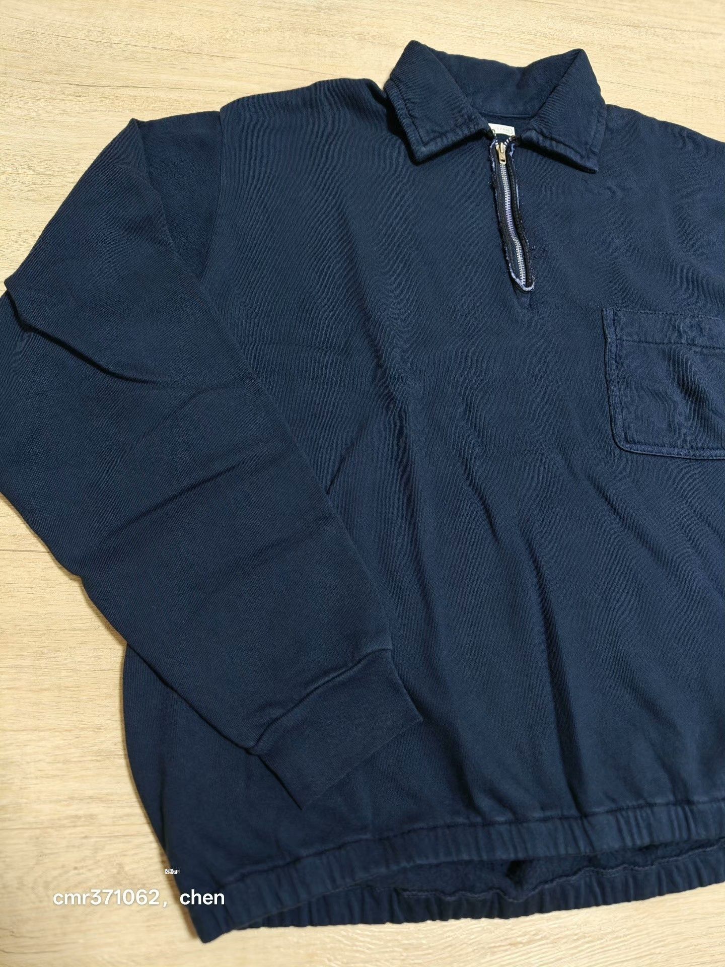 A.PRESSE a.presse 26ss Vintage Half Zip Sweatshirt Size US M / EU 48-50 / 2 - 2 Thumbnail