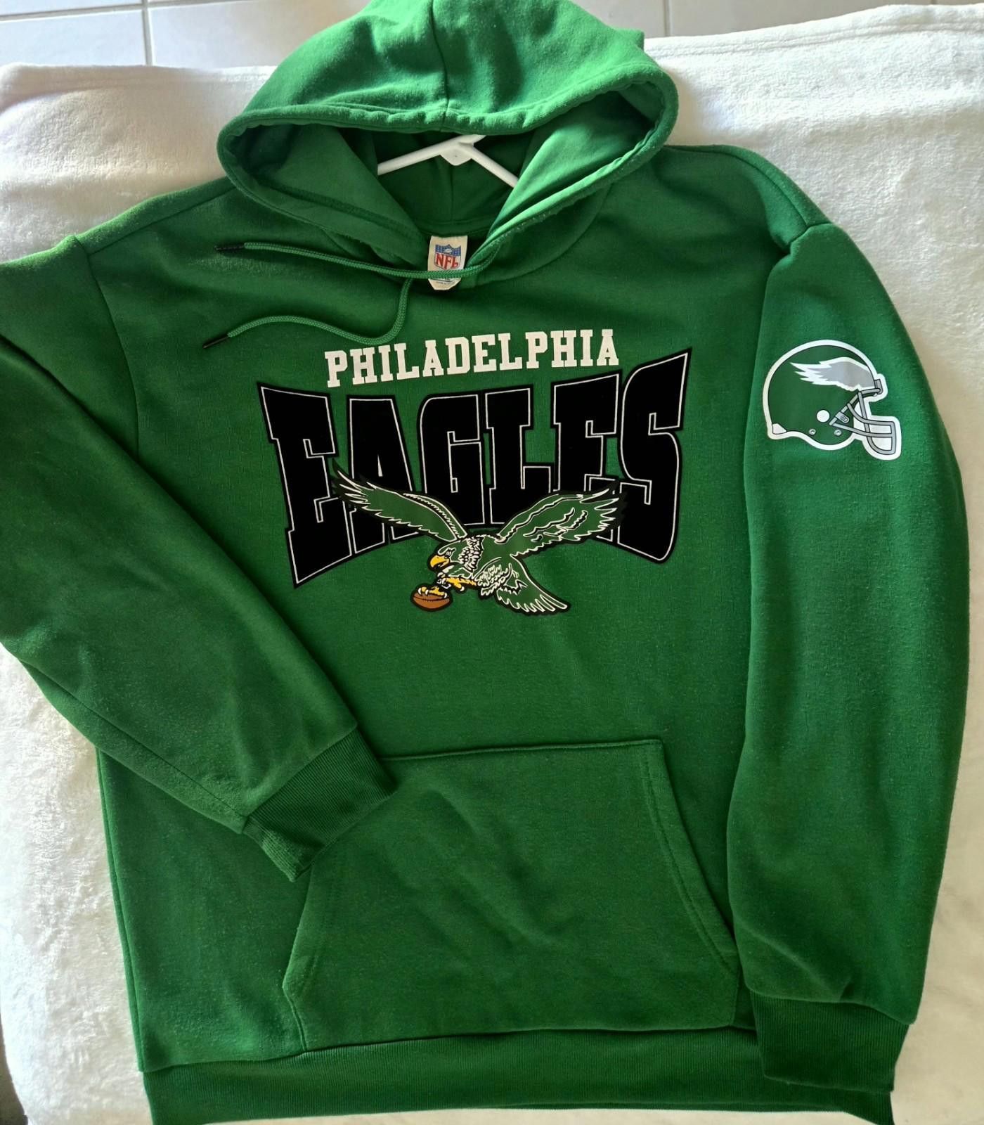 NFL Philadelphia Eagles Throwback NFL Hoodie Sweatshirt Men's XL Size US XL / EU 56 / 4 - 1 Thumbnail