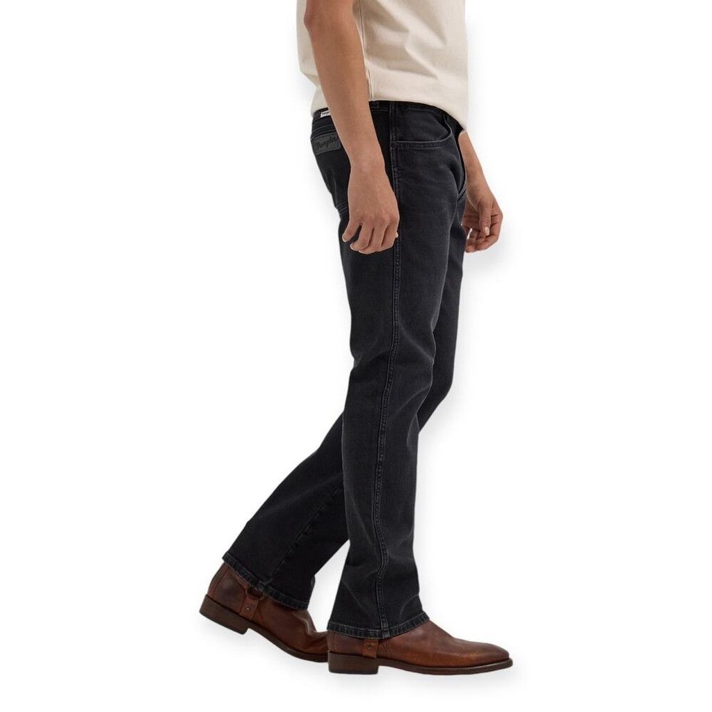 Wrangler Wrangler Men’s Bootcut Jean in Night Fever Black Size US 32 / EU 48 - 2 Thumbnail