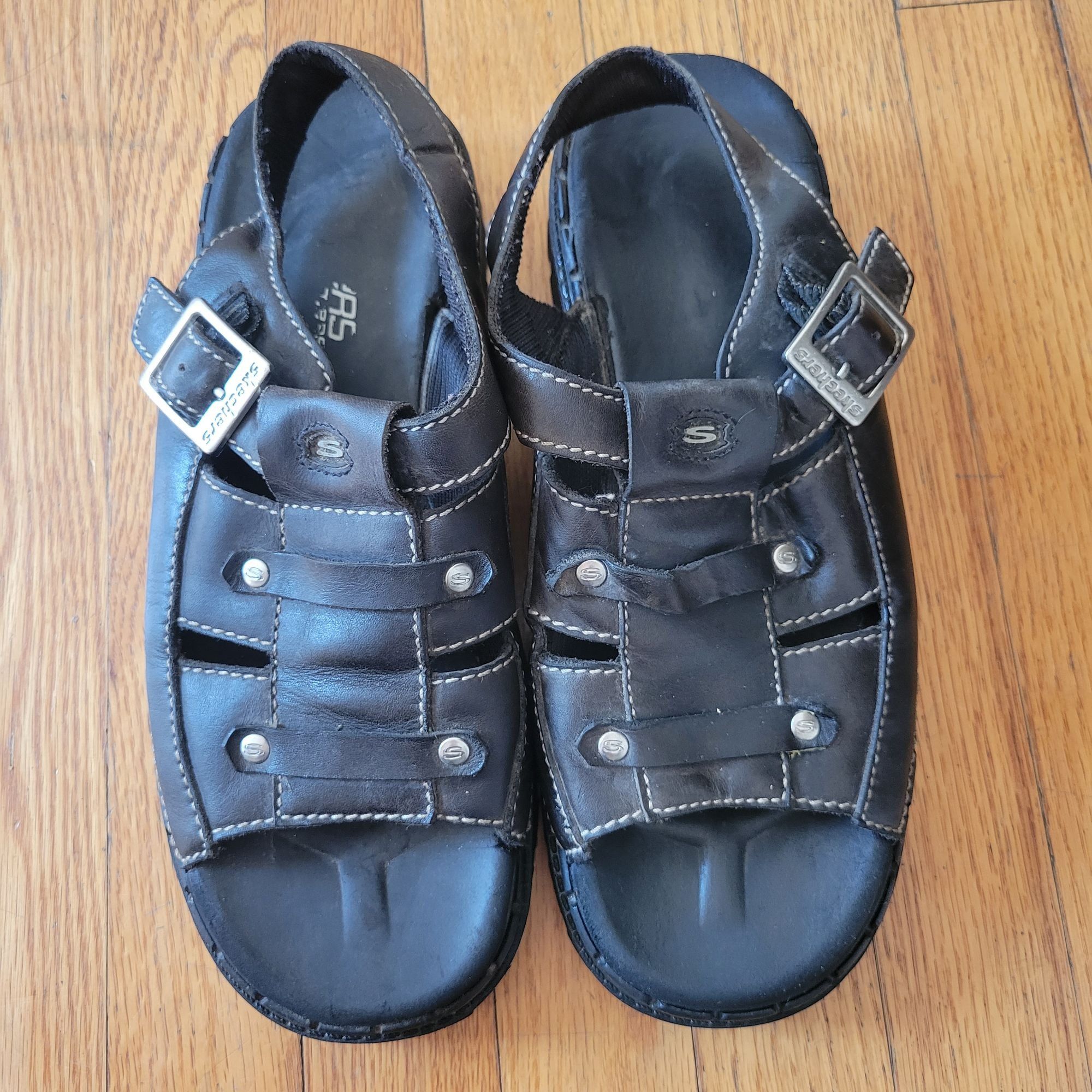 SKECHERS Skechers Chunky Black Fisherman Sandals 11 Open Toe 90s Y2K Size US 11 / IT 41 - 2 Thumbnail