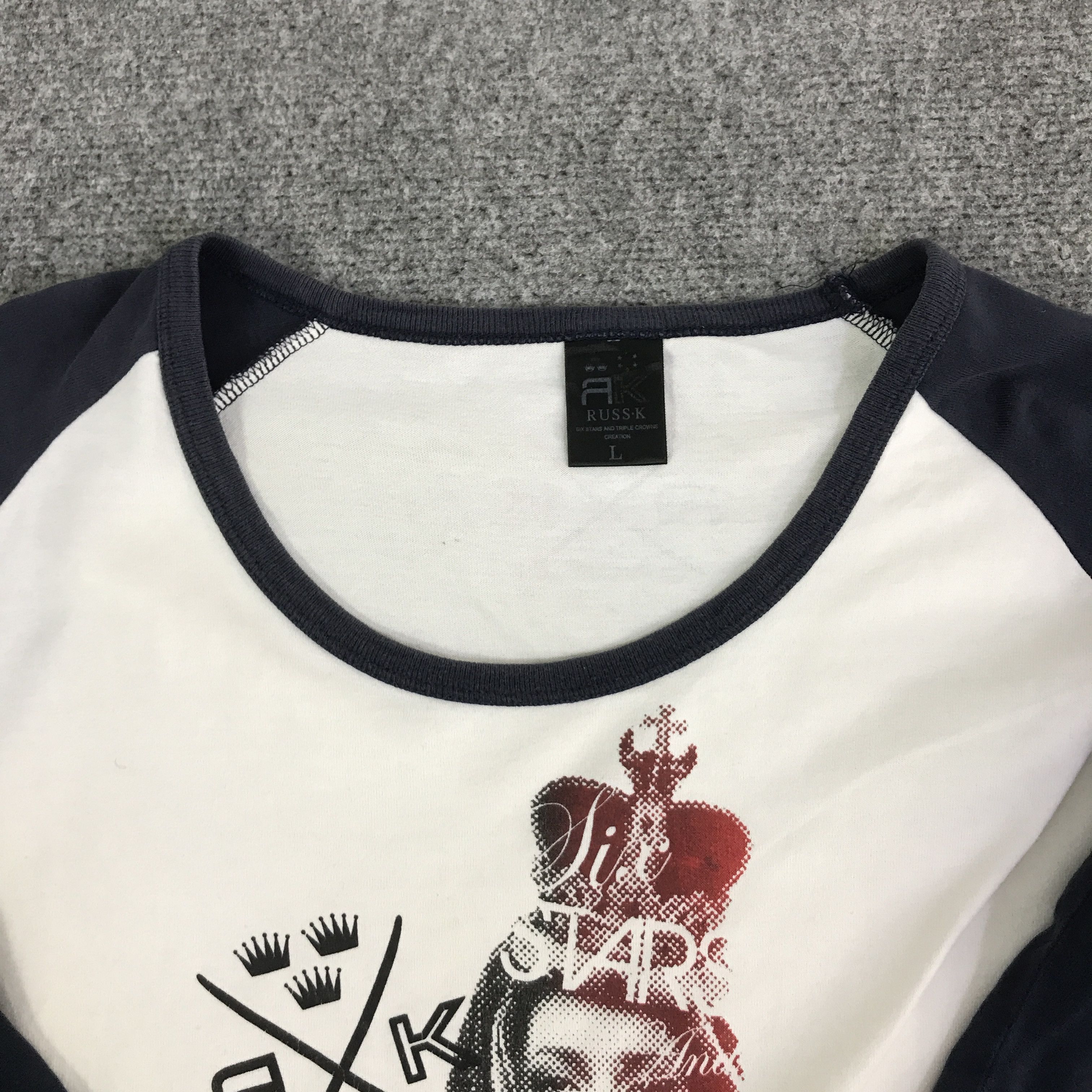 Japanese Brand A.K LONG SEXY DESIGN SLEEVE T-SHIRT K117B6 Size US L / EU 52-54 / 3 - 9 Thumbnail