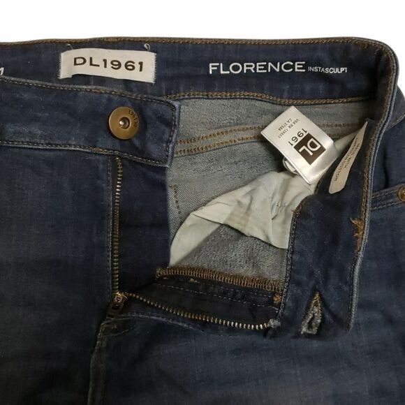 DL1961 DL 1961 Florence Instasculpt Denim Skinny Blue Jean Women 28 Size 28" / US 6 / IT 42 - 8 Thumbnail