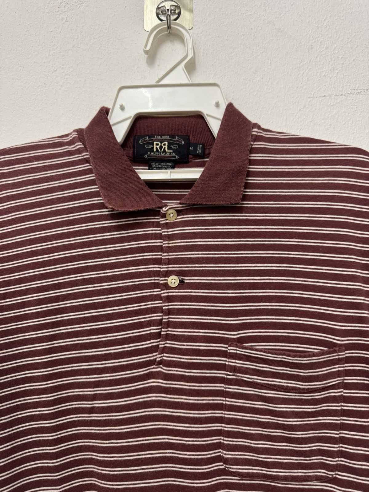 RRL Ralph Lauren Double RL Ralph Lauren Stripes Polo Shirt Size US M / EU 48-50 / 2 - 2 Thumbnail